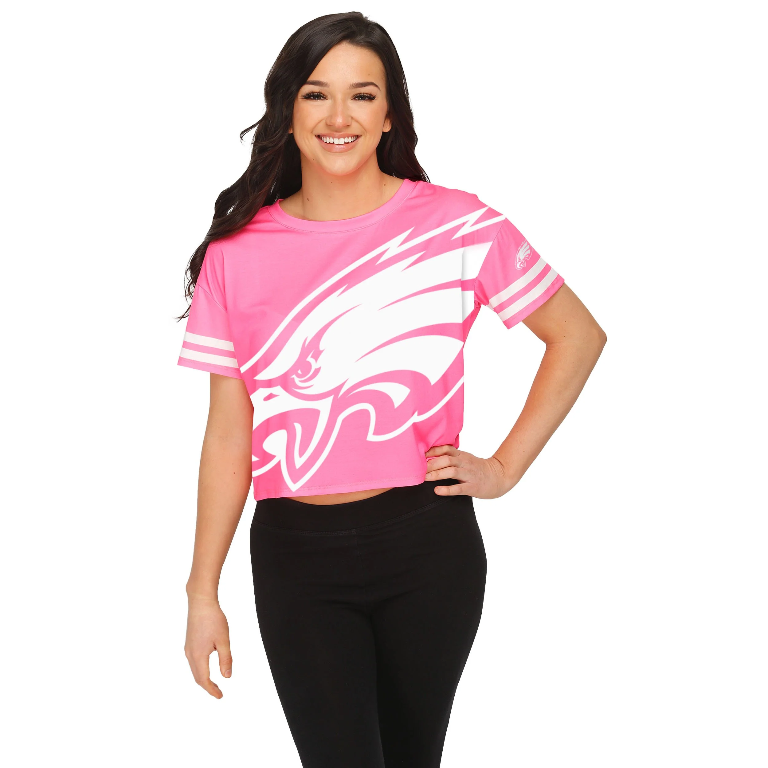 Philadelphia Eagles NFL Womens Highlights Crop Top