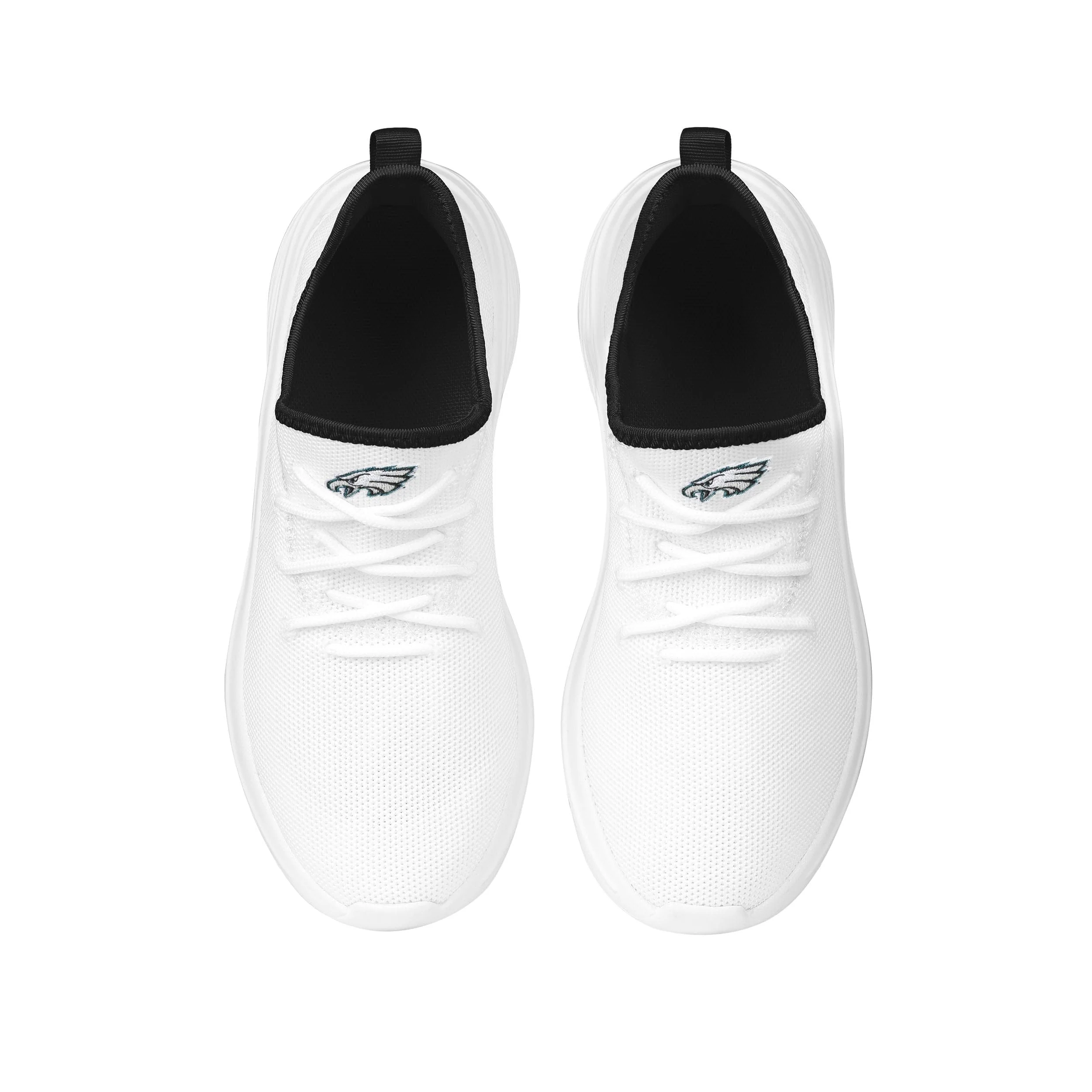 Philadelphia Eagles NFL Womens Midsole White Sneakers - Image 4
