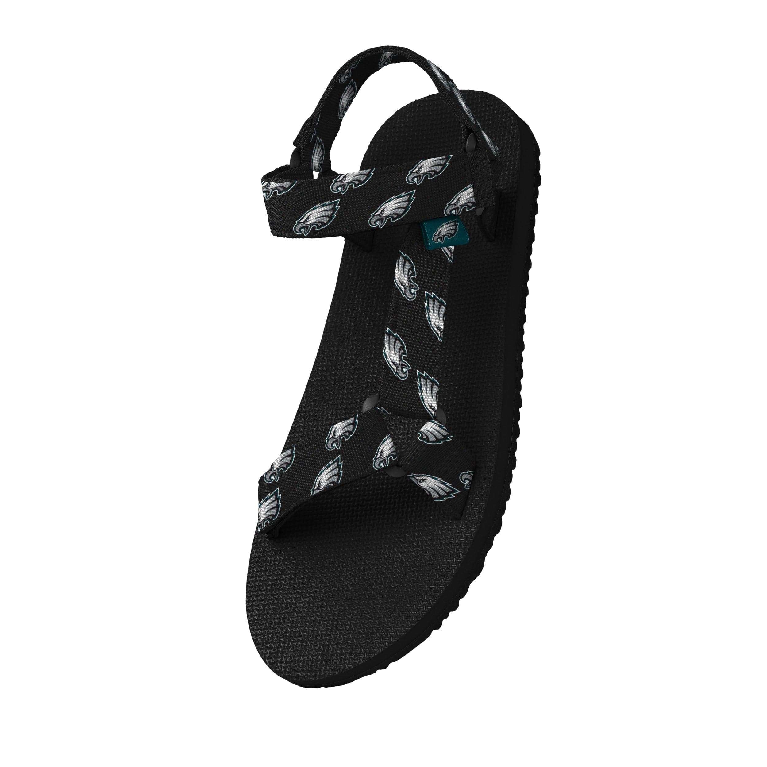 Philadelphia Eagles NFL Womens Repeat Logo Strap Sandal - Image 2