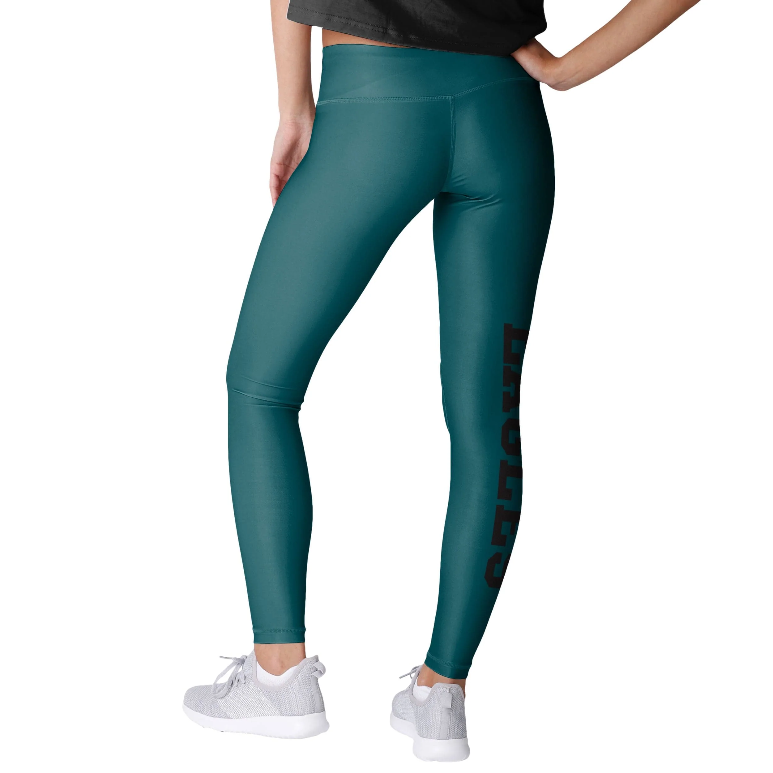 Philadelphia Eagles NFL Womens Solid Big Wordmark Leggings - Image 2