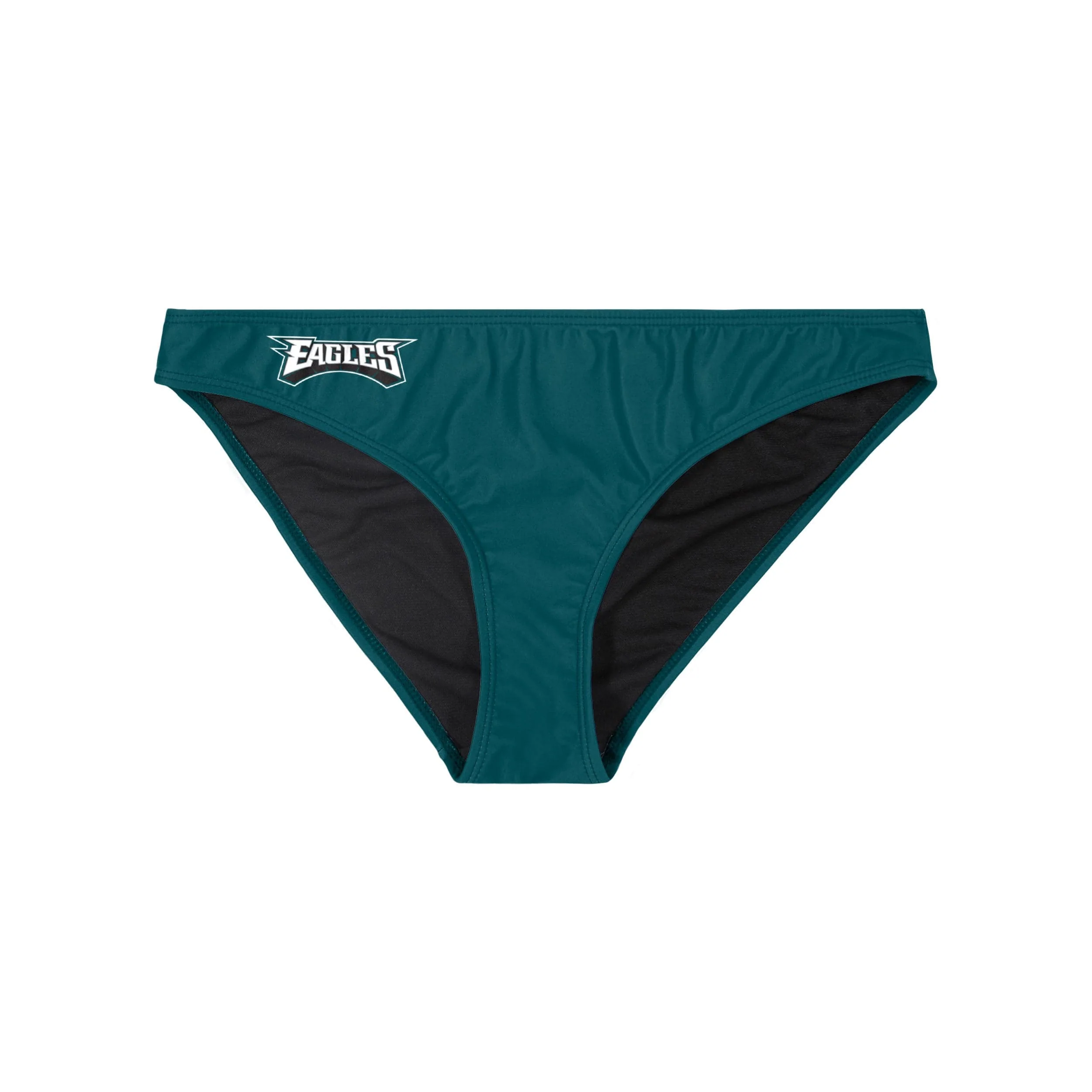 Philadelphia Eagles NFL Womens Solid Wordmark Bikini Bottom - Image 2
