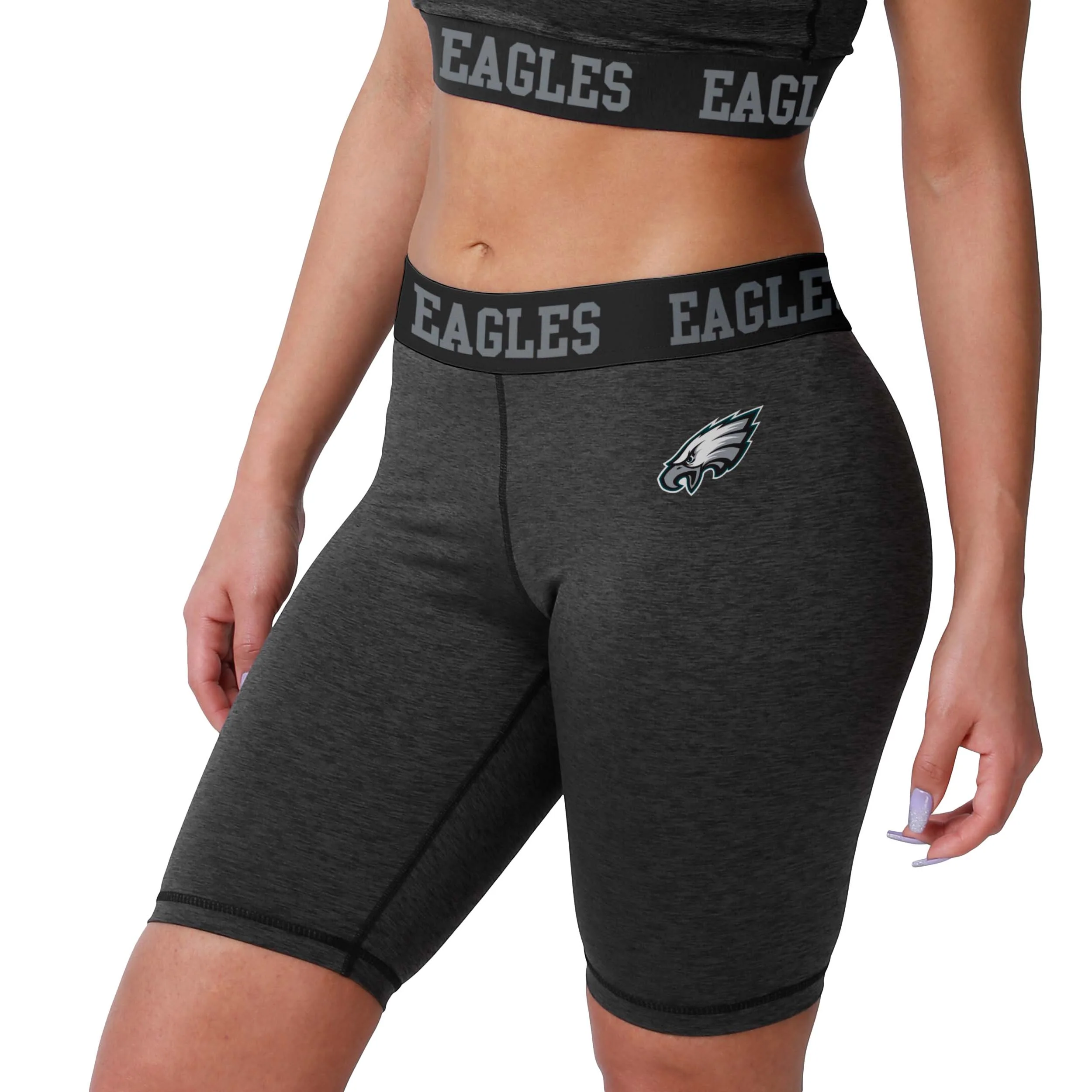 Philadelphia Eagles NFL Womens Team Color Static Bike Shorts