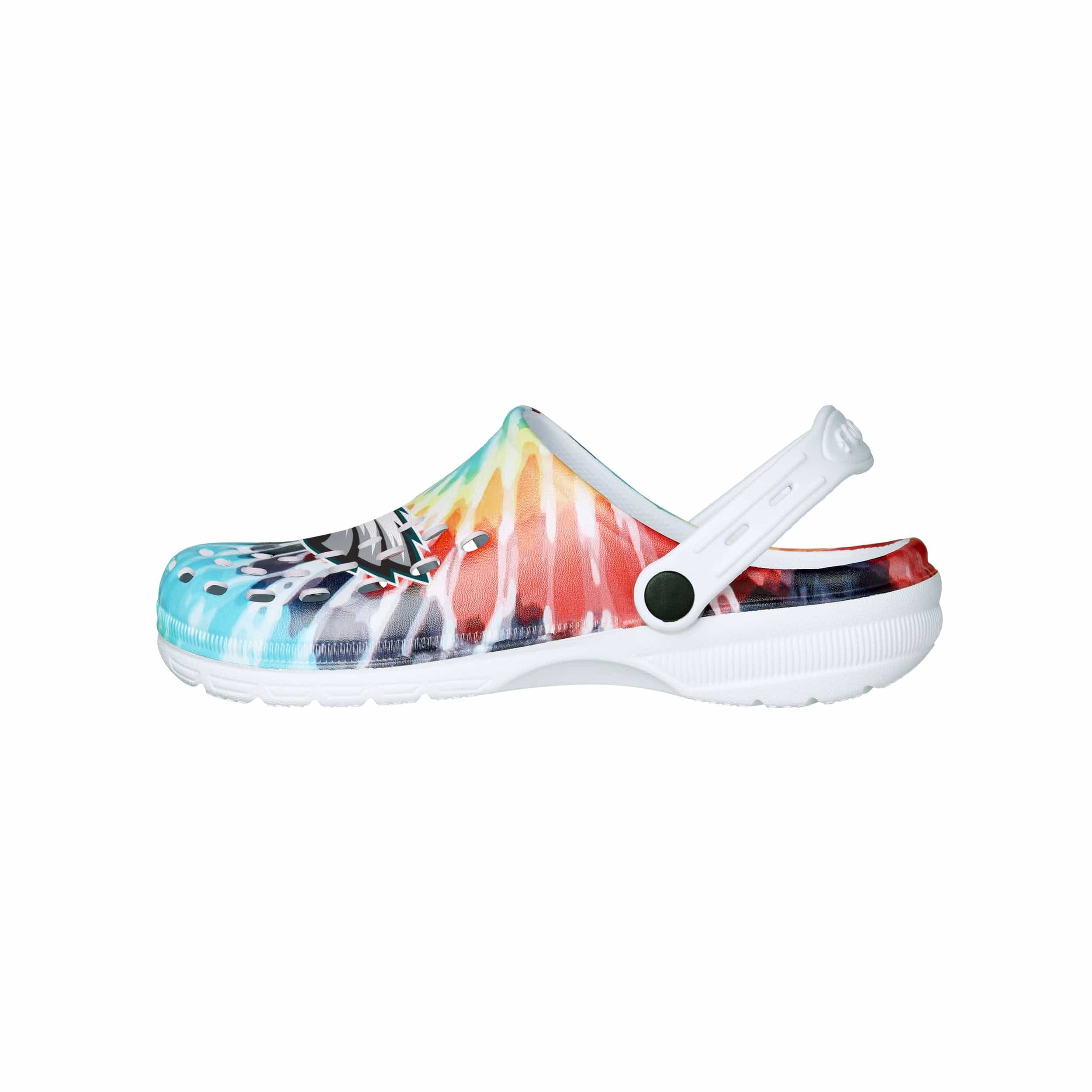 Philadelphia Eagles NFL Womens Tie-Dye Clog With Strap - Image 2