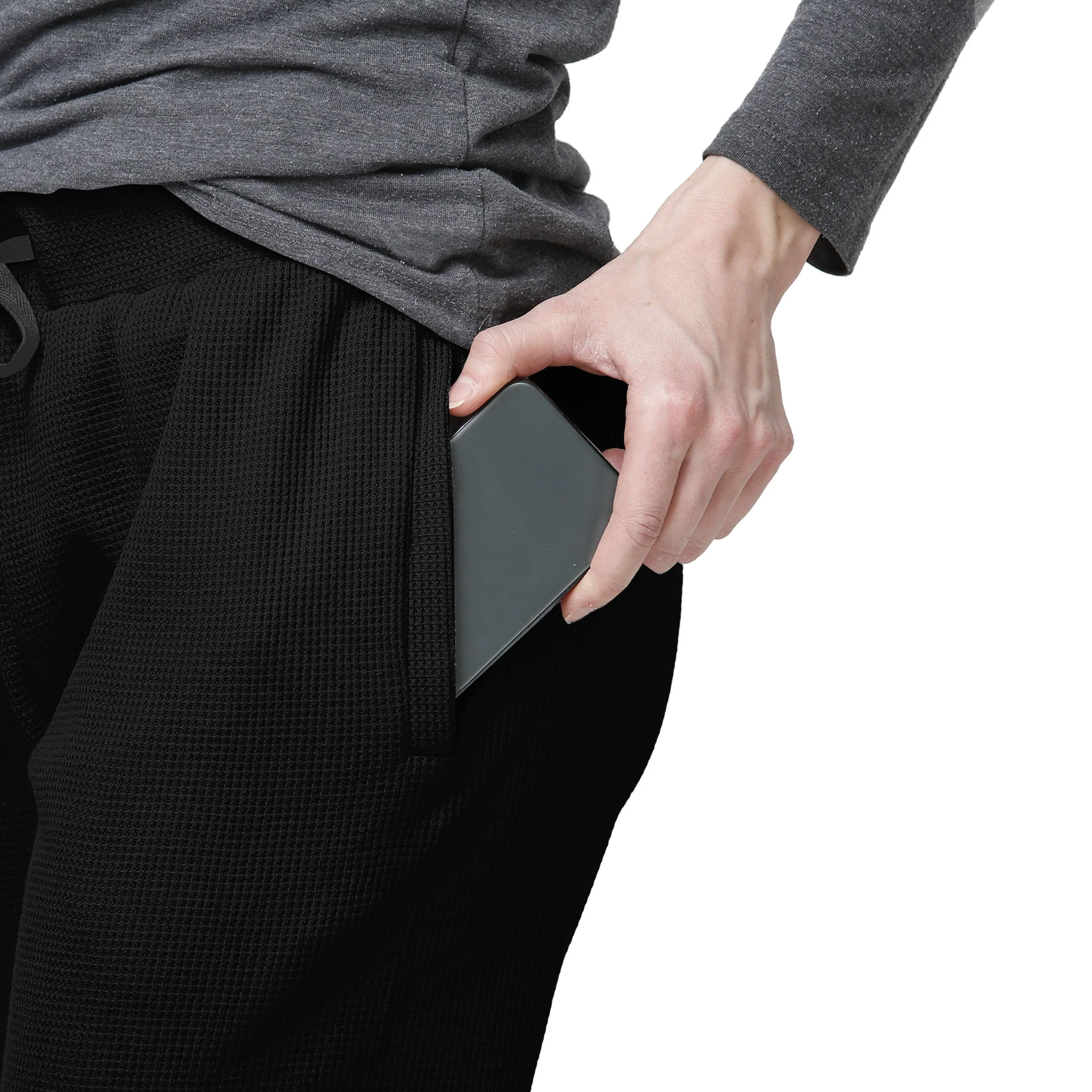 Philadelphia Eagles NFL Womens Waffle Lounge Pants - Image 3