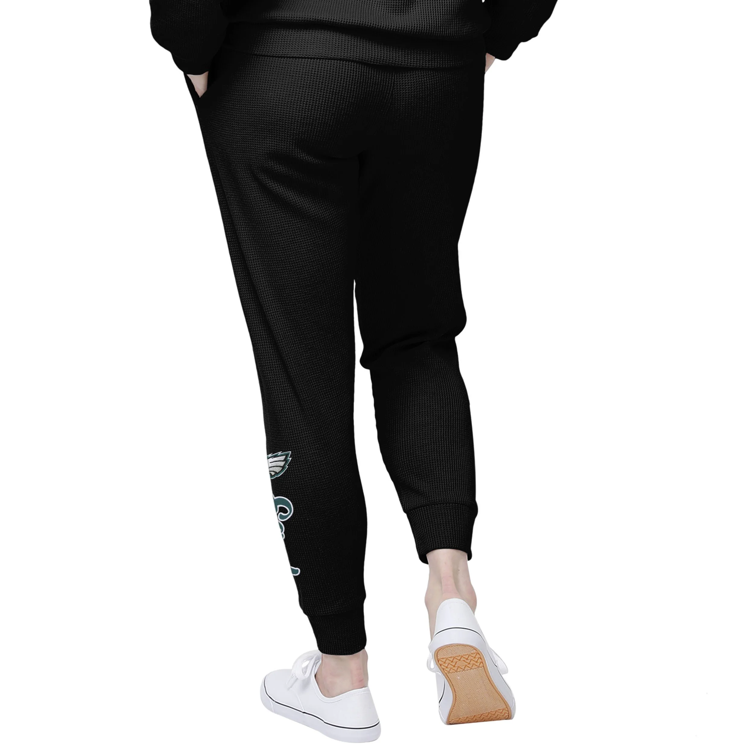 Philadelphia Eagles NFL Womens Waffle Lounge Pants - Image 5