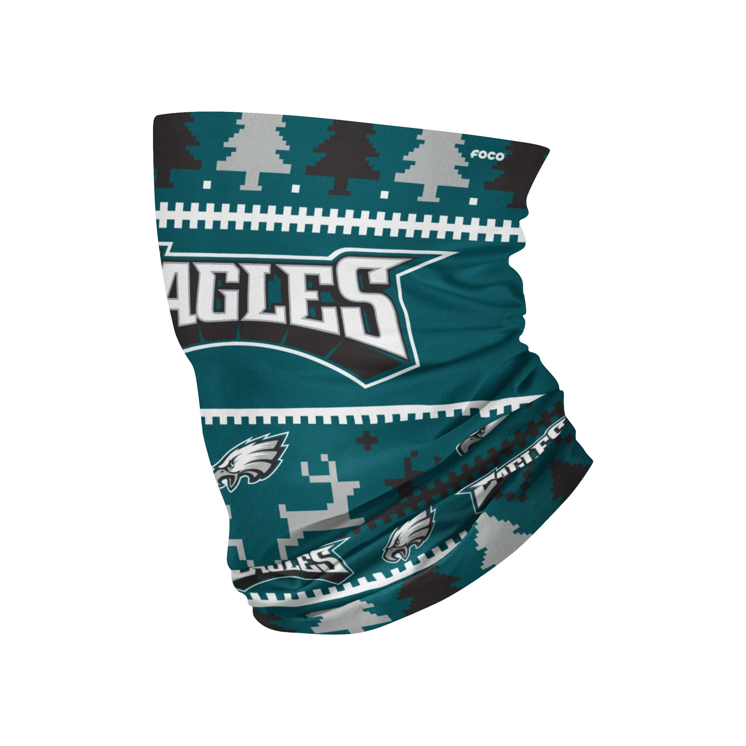 Philadelphia Eagles NFL Wordmark Holiday Gaiter Scarf
