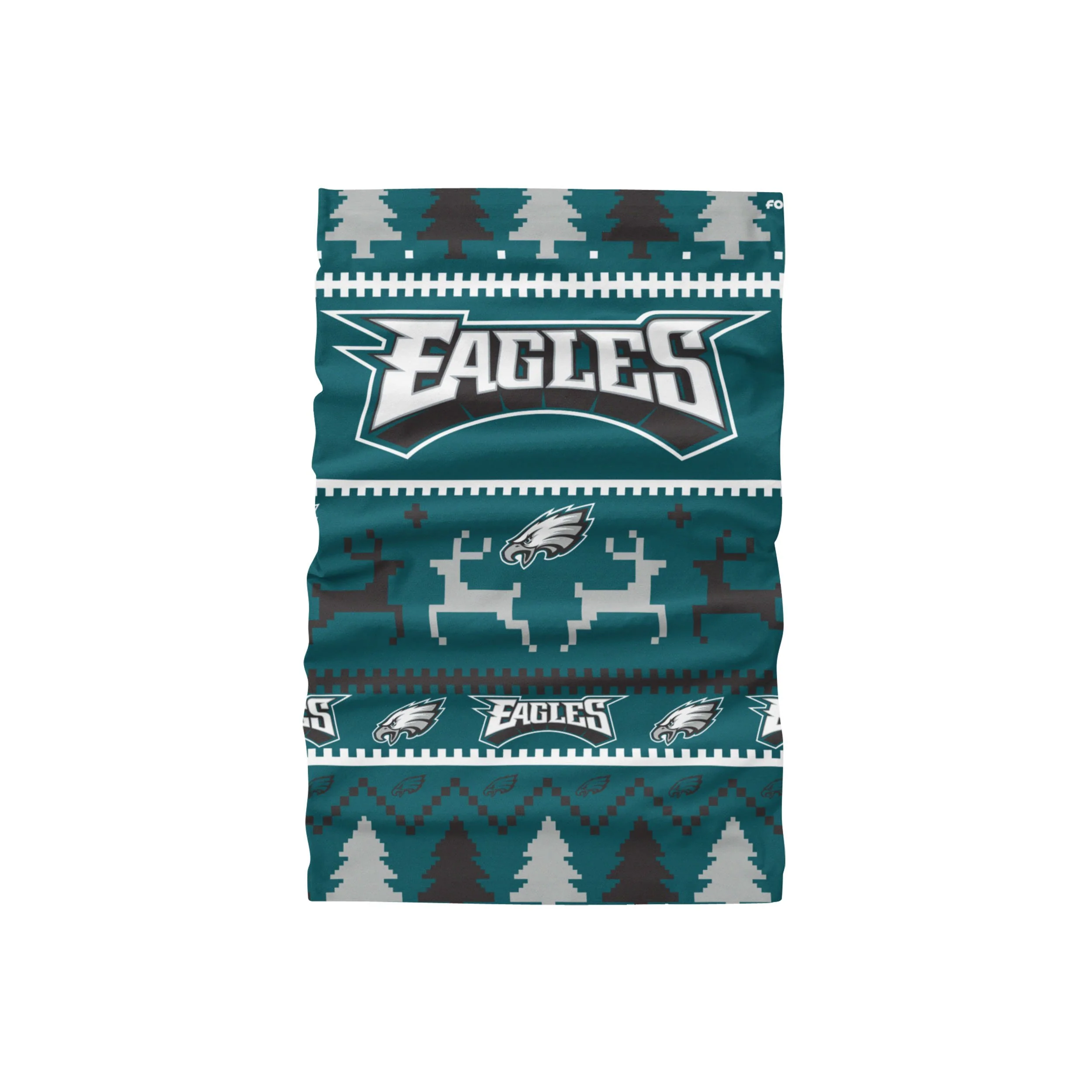 Philadelphia Eagles NFL Wordmark Holiday Gaiter Scarf - Image 2