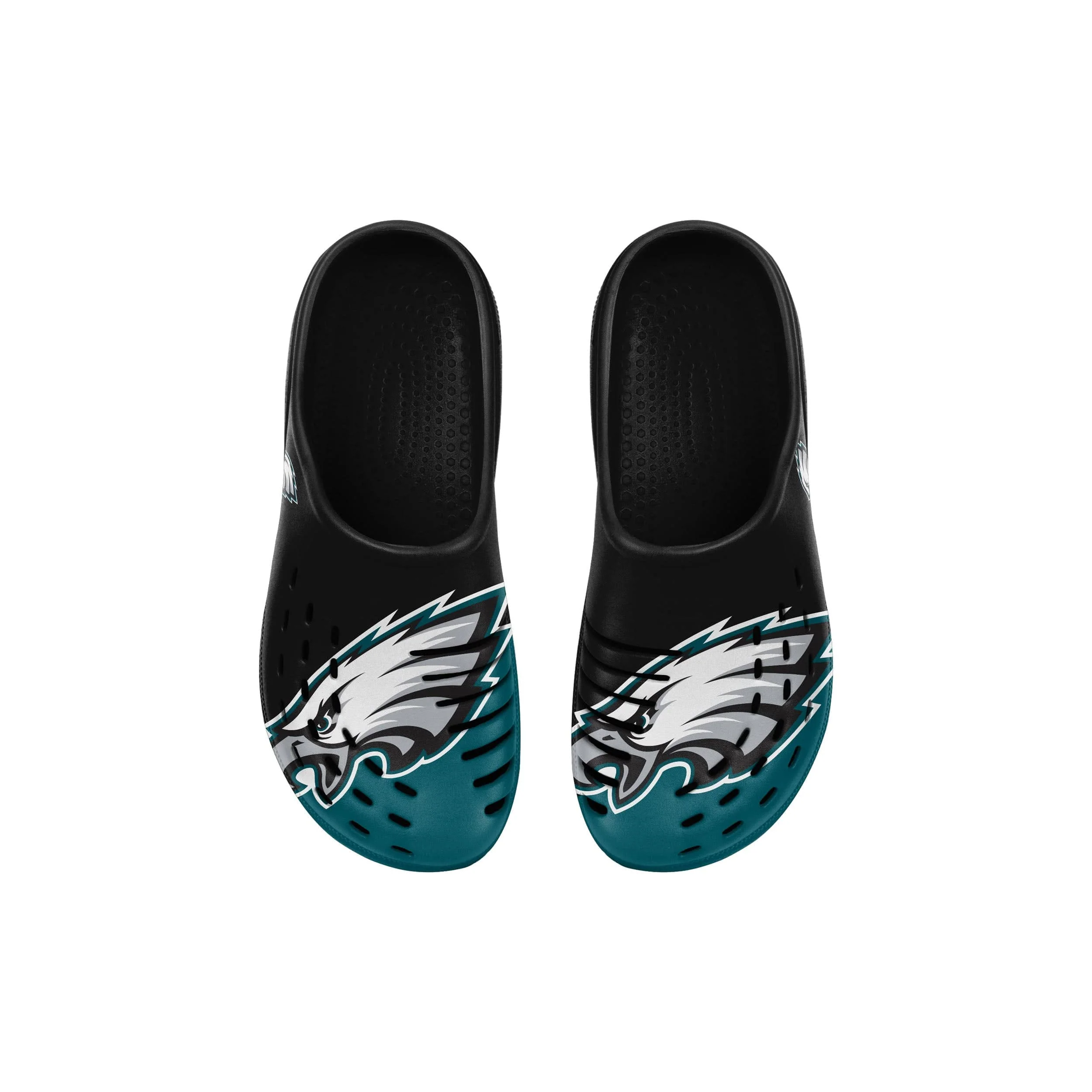 Philadelphia Eagles NFL Youth Colorblock Big Logo Clog - Image 2
