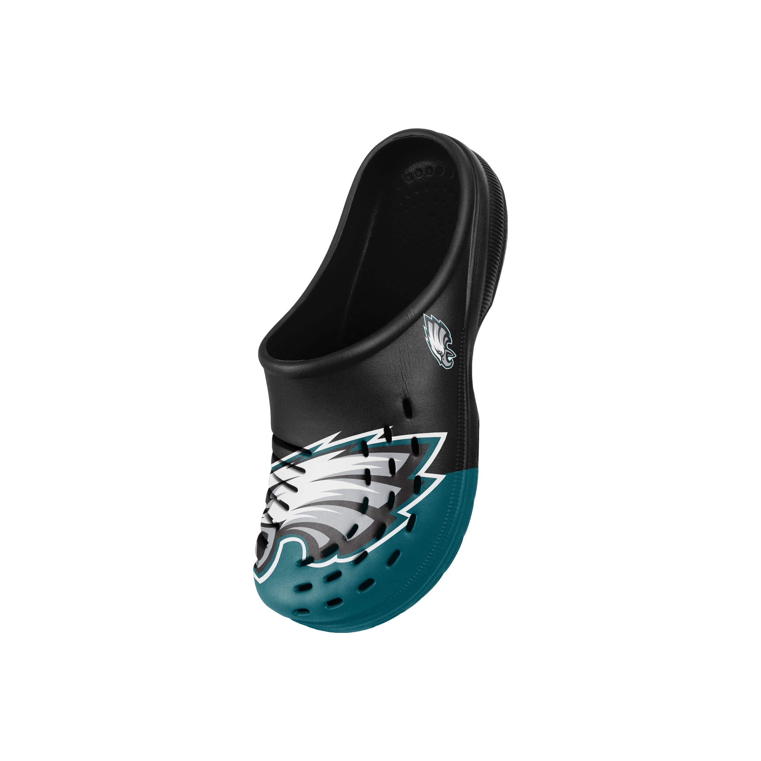 Philadelphia Eagles NFL Youth Colorblock Big Logo Clog - Image 3