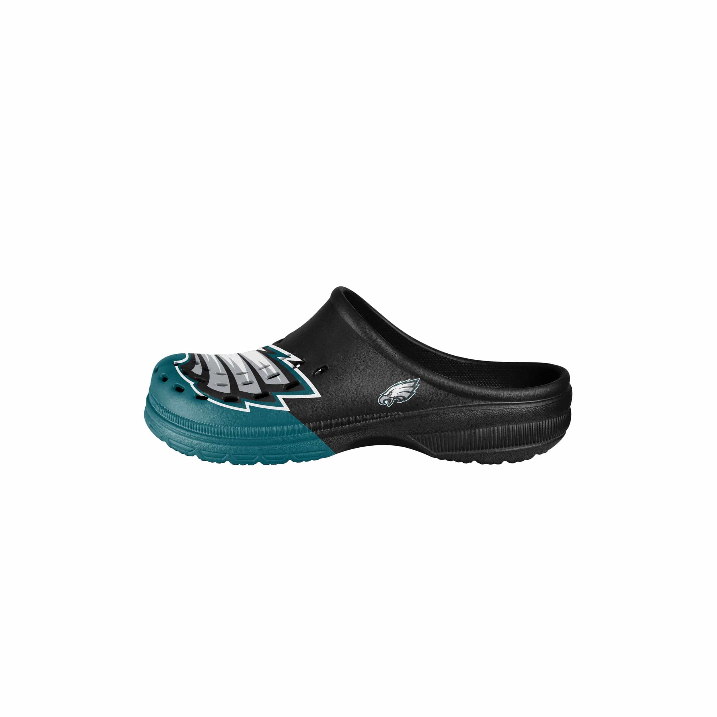 Philadelphia Eagles NFL Youth Colorblock Big Logo Clog - Image 4