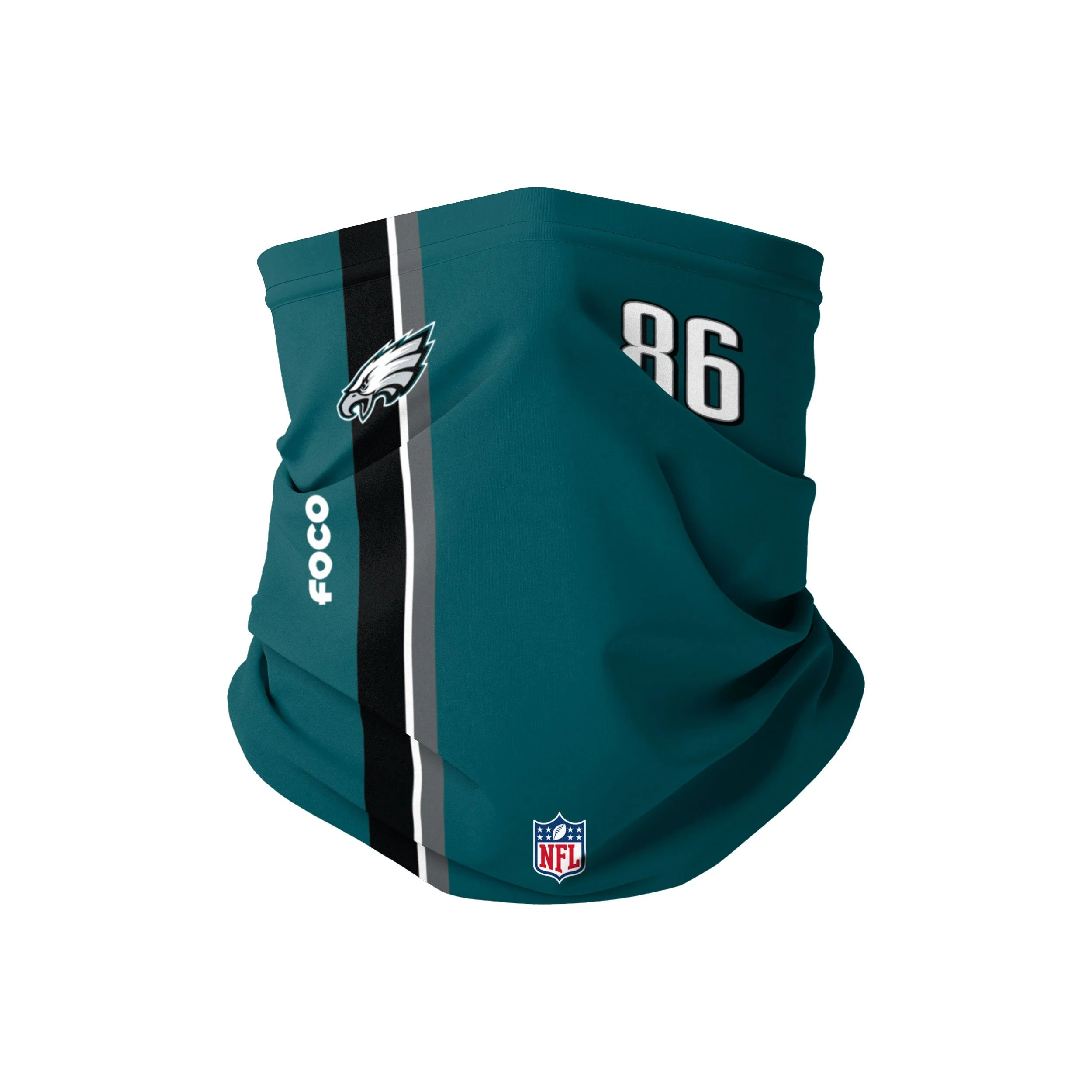 Philadelphia Eagles NFL Zach Ertz On-Field Sideline Gaiter Scarf