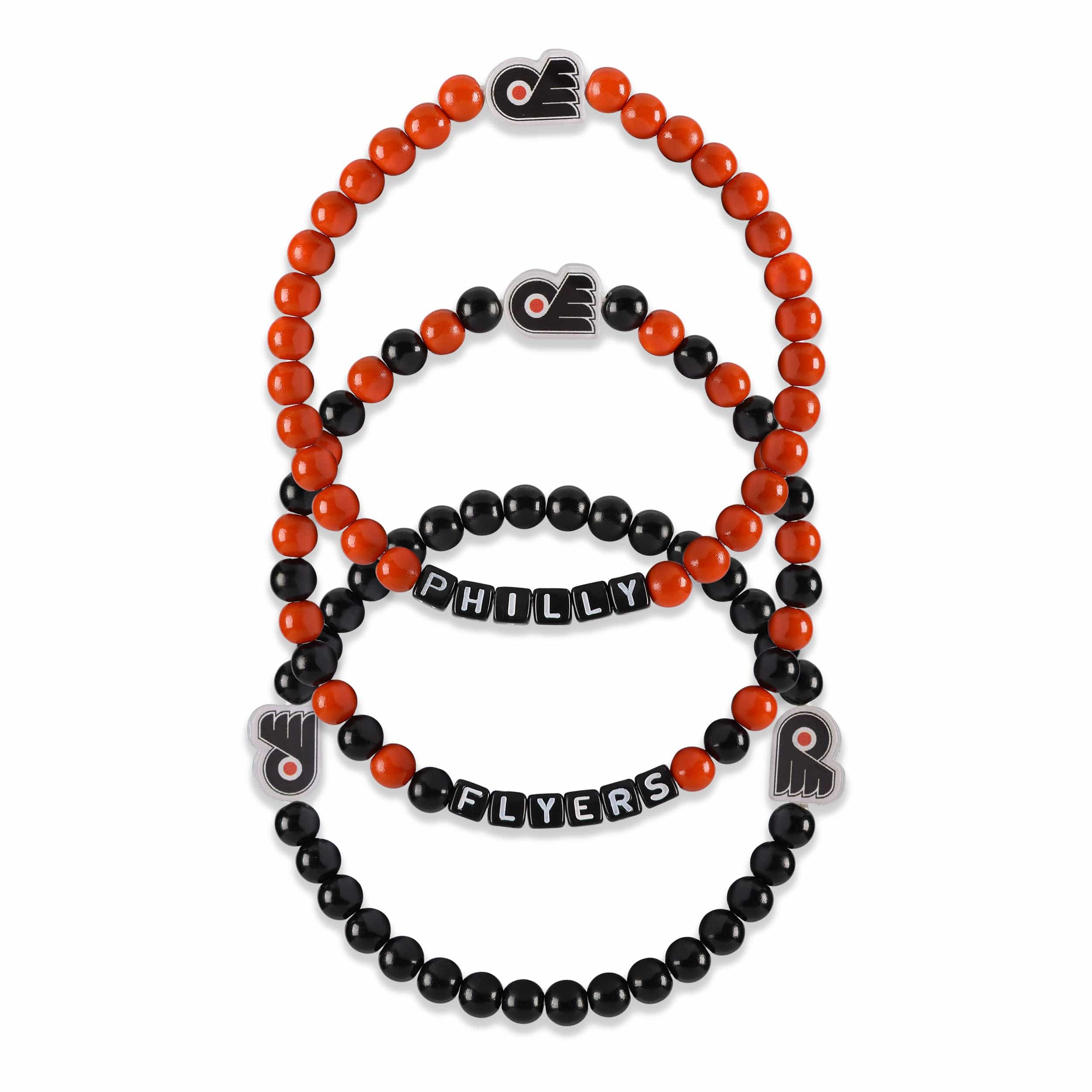 Philadelphia Flyers NHL 3 Pack Beaded Friendship Bracelet