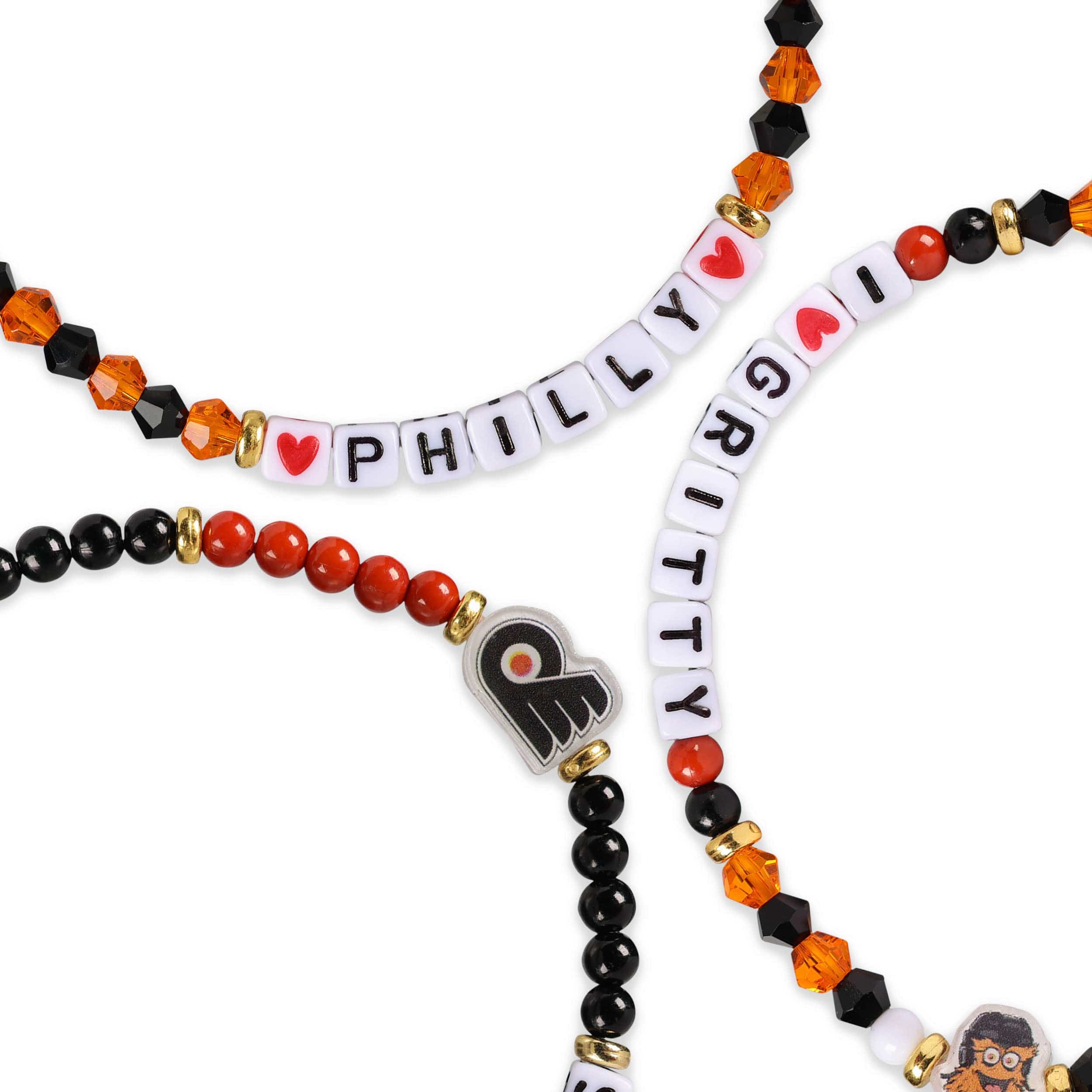 Philadelphia Flyers NHL 3 Pack Friendship Bracelet - Image 2