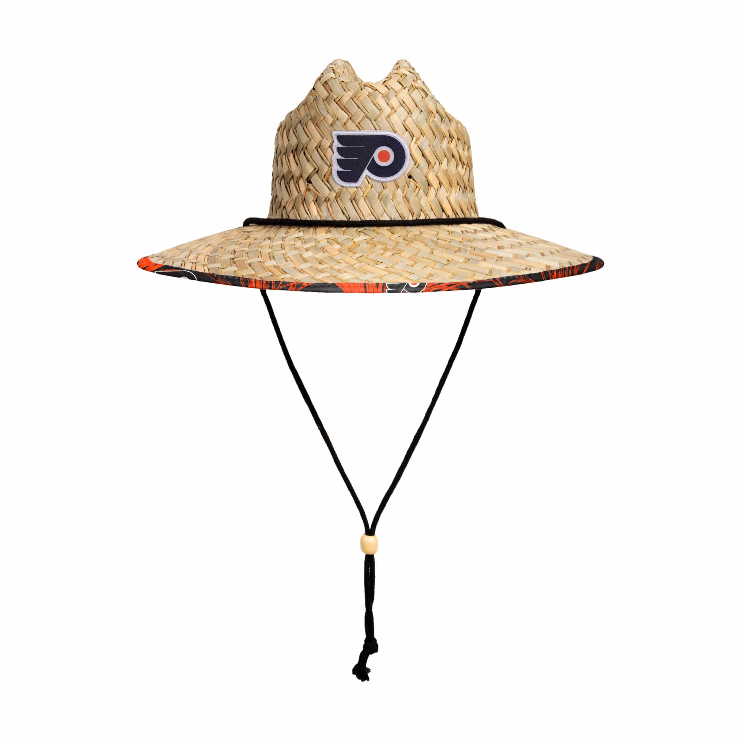 Philadelphia Flyers NHL Floral Straw Hat - Image 3