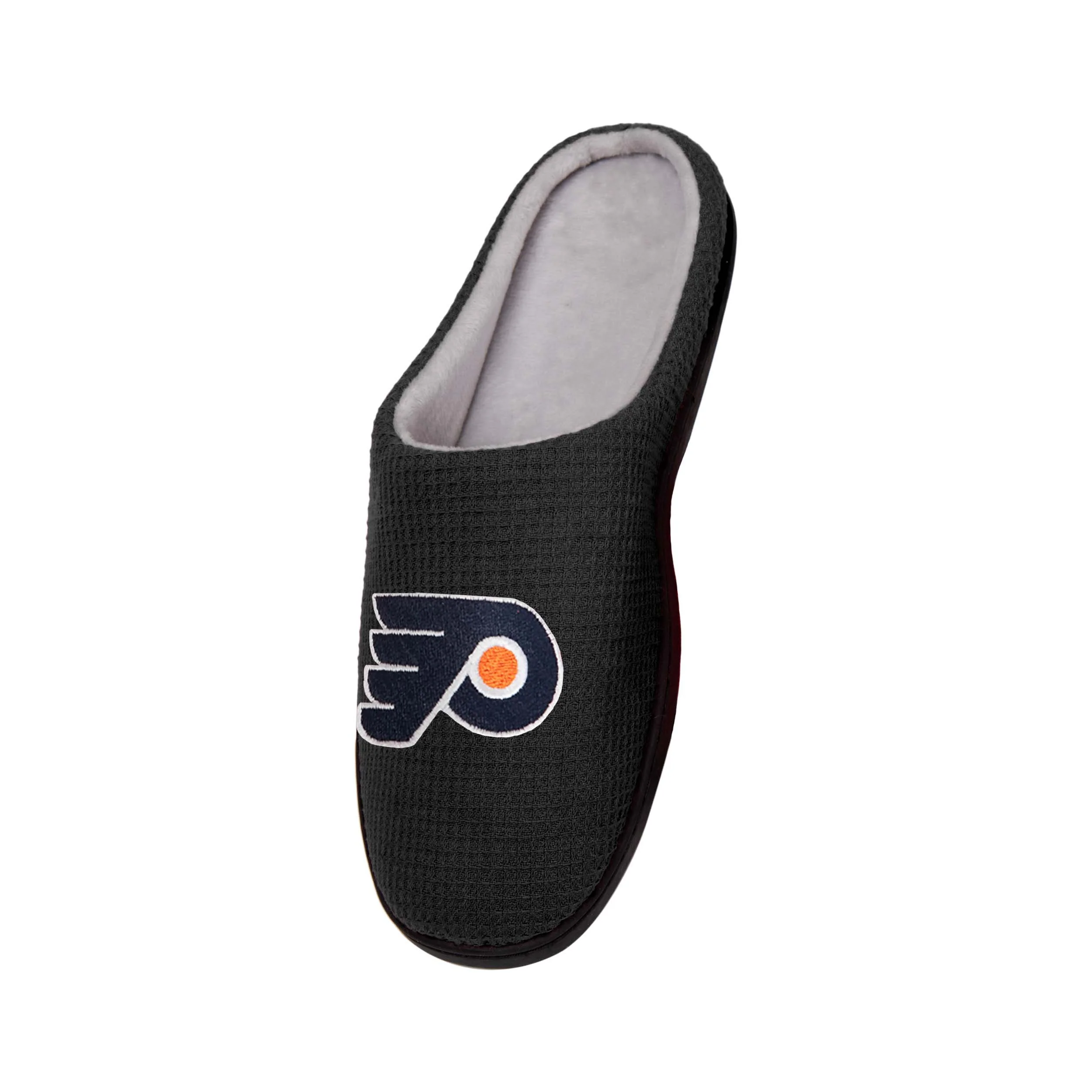 Philadelphia Flyers NHL Mens Memory Foam Slide Slippers - Image 3