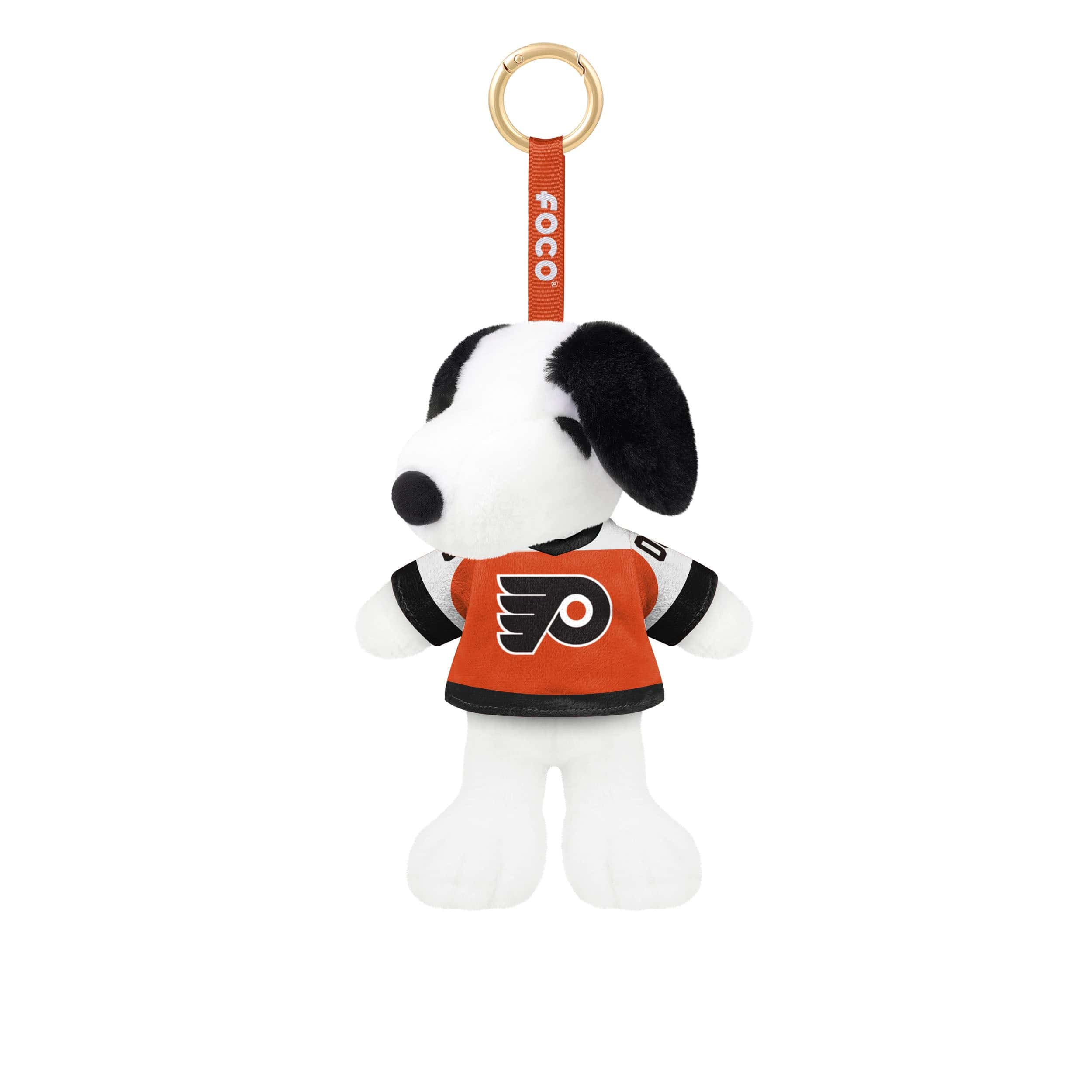Philadelphia Flyers NHL Plush Snoopy Peanuts Bag Charm Keychain