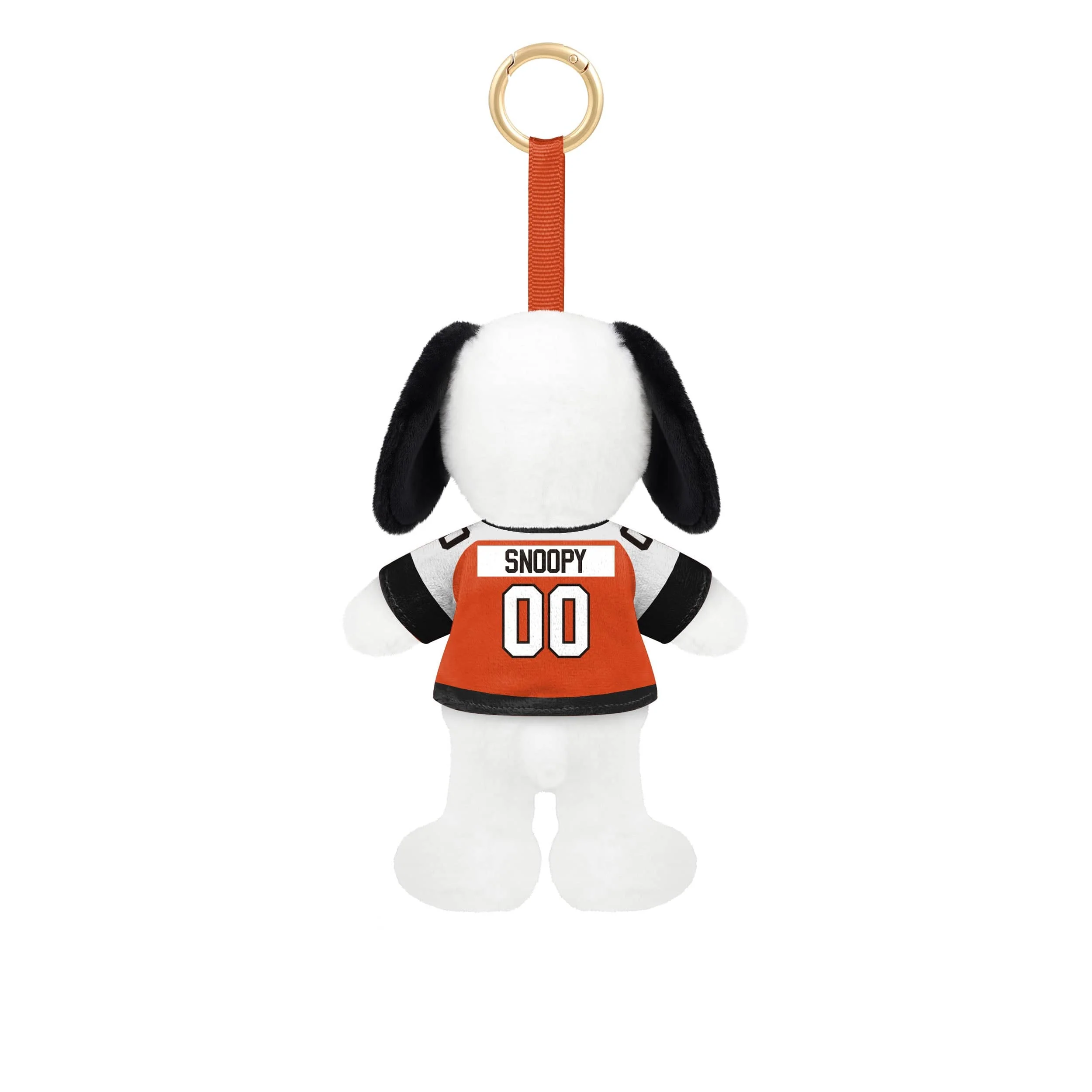 Philadelphia Flyers NHL Plush Snoopy Peanuts Bag Charm Keychain - Image 2