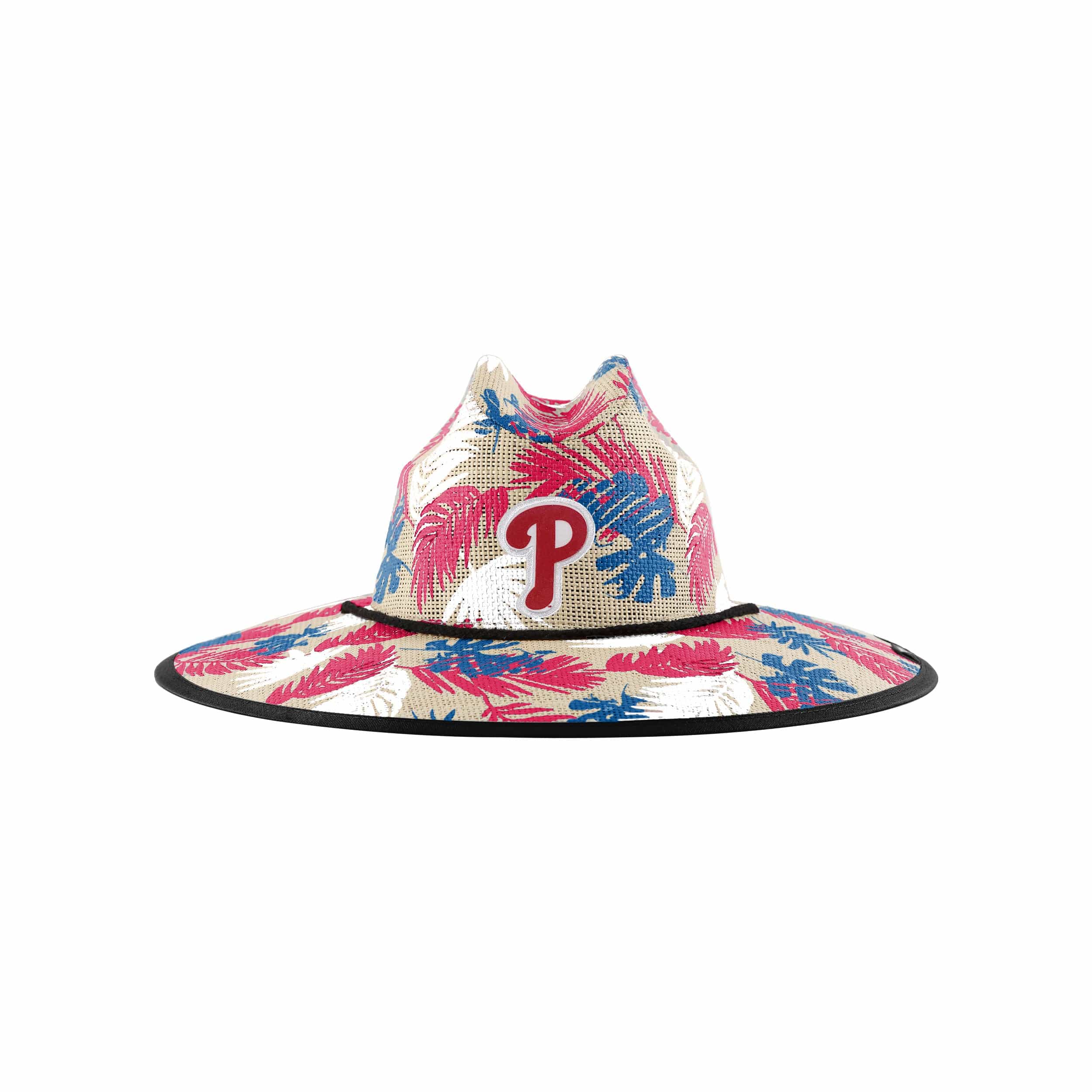 Philadelphia Phillies MLB Floral Printed Straw Hat