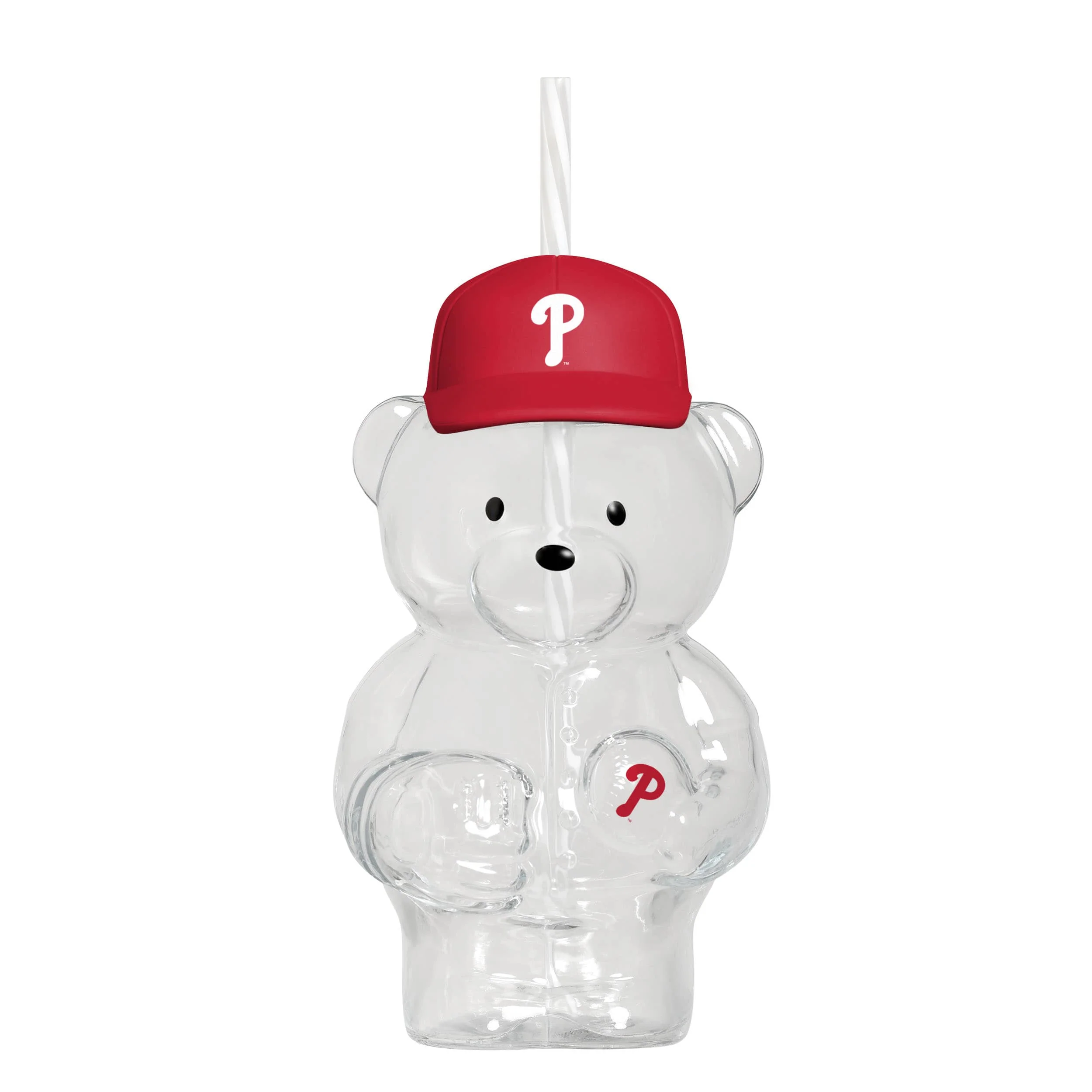 Philadelphia Phillies MLB Glass Bear Tumbler (PREORDER - SHIPS LATE JUNE)
