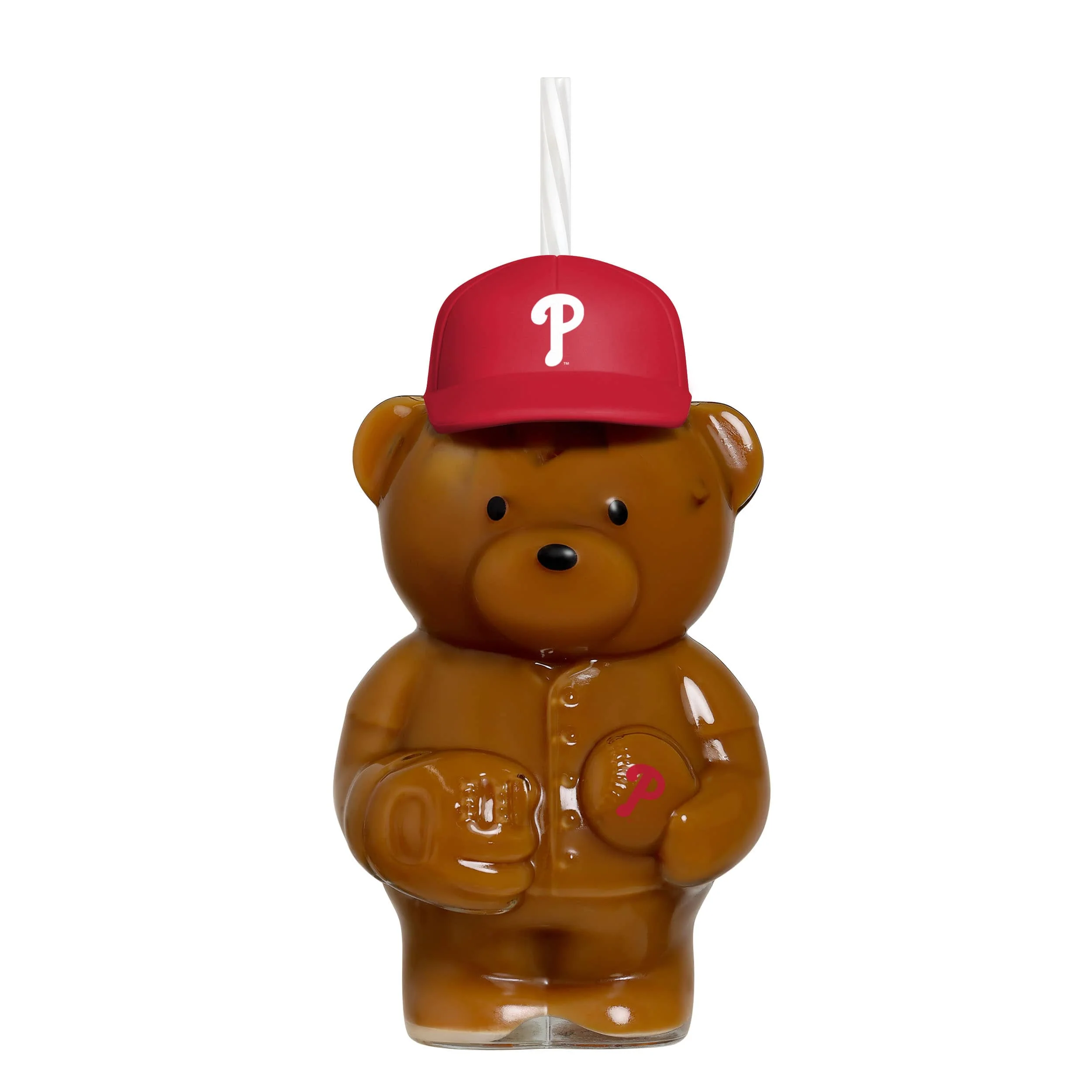 Philadelphia Phillies MLB Glass Bear Tumbler (PREORDER - SHIPS LATE JUNE) - Image 2