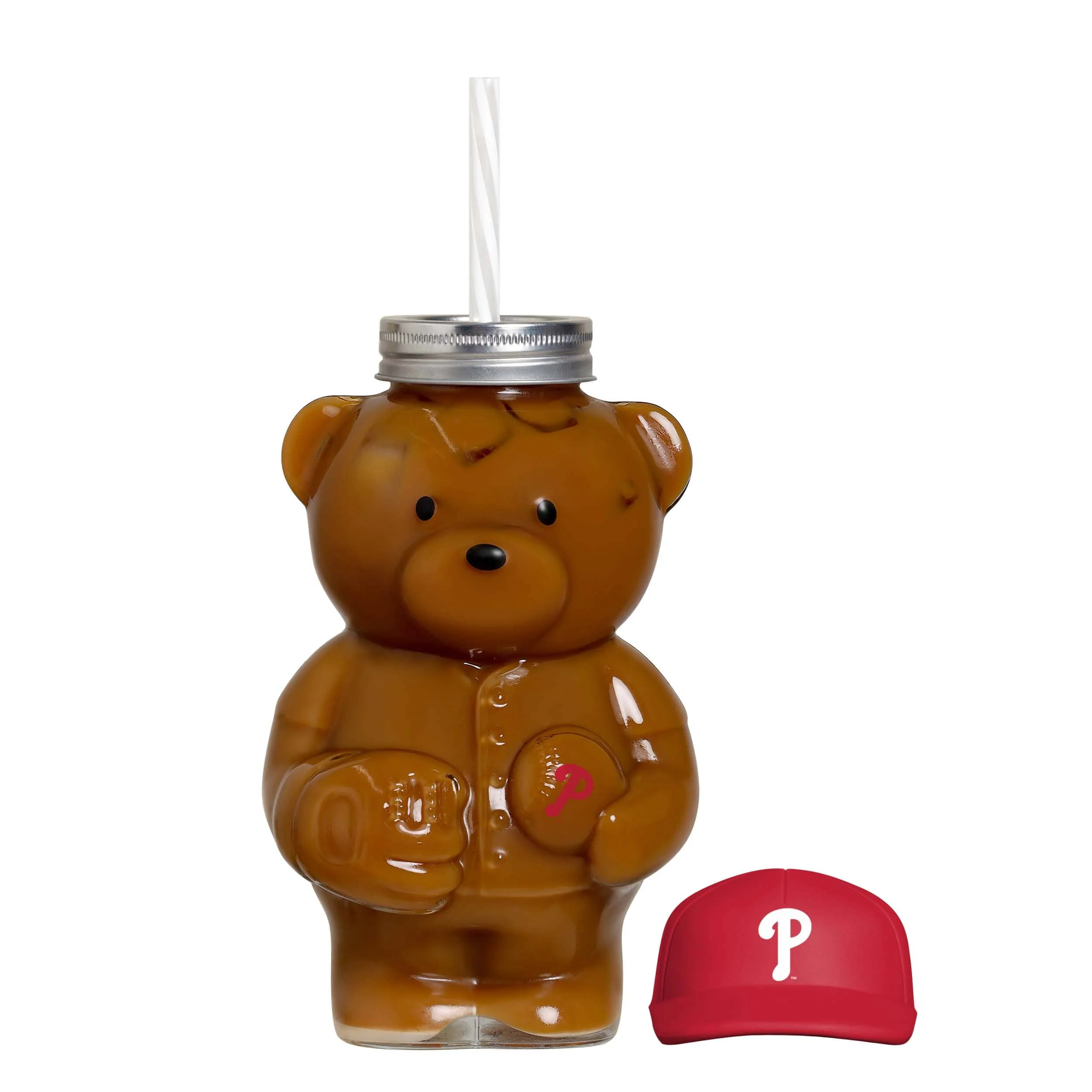 Philadelphia Phillies MLB Glass Bear Tumbler (PREORDER - SHIPS LATE JUNE) - Image 3
