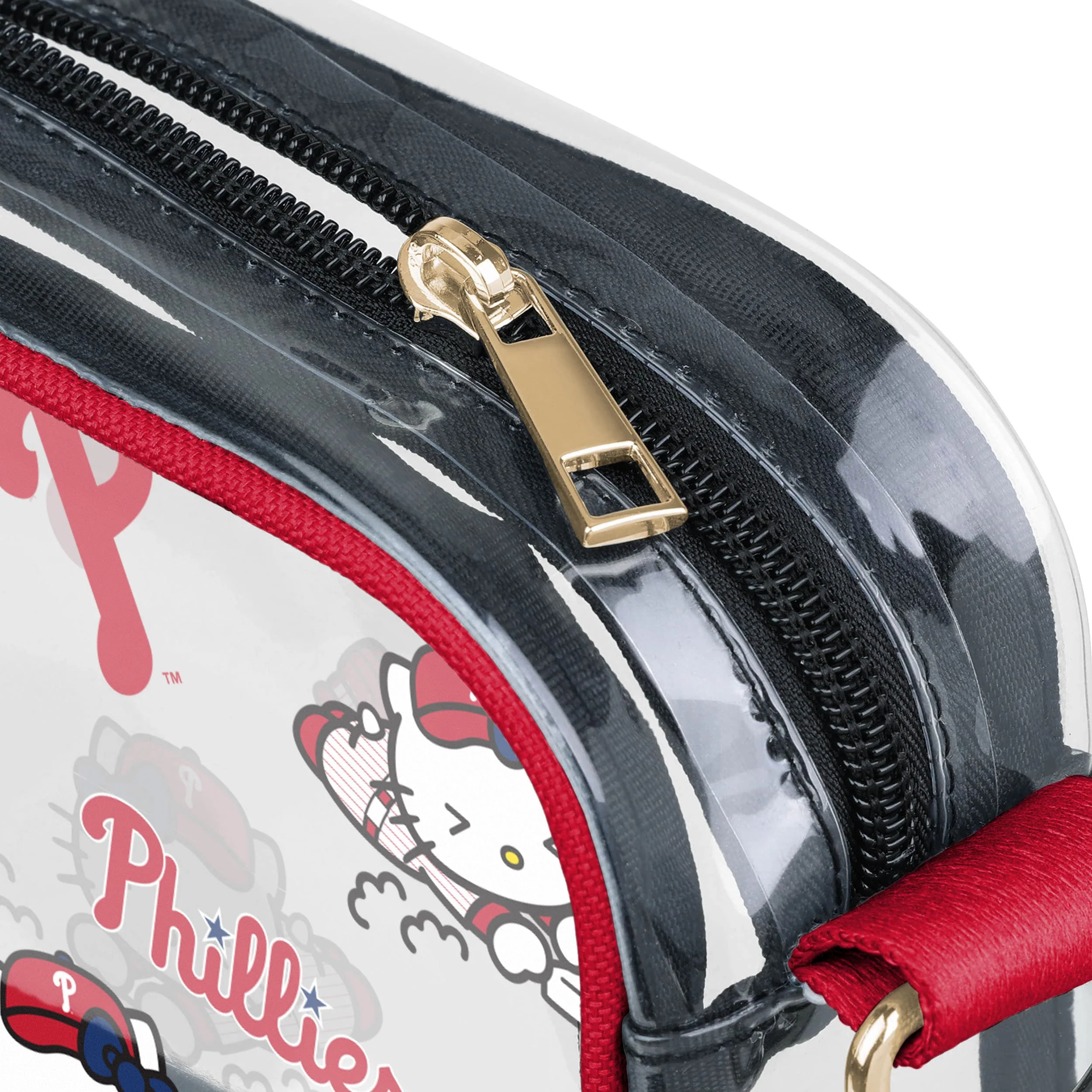 Philadelphia Phillies MLB Hello Kitty® Clear Crossbody Bag (PREORDER - SHIPS EARLY JULY) - Image 4