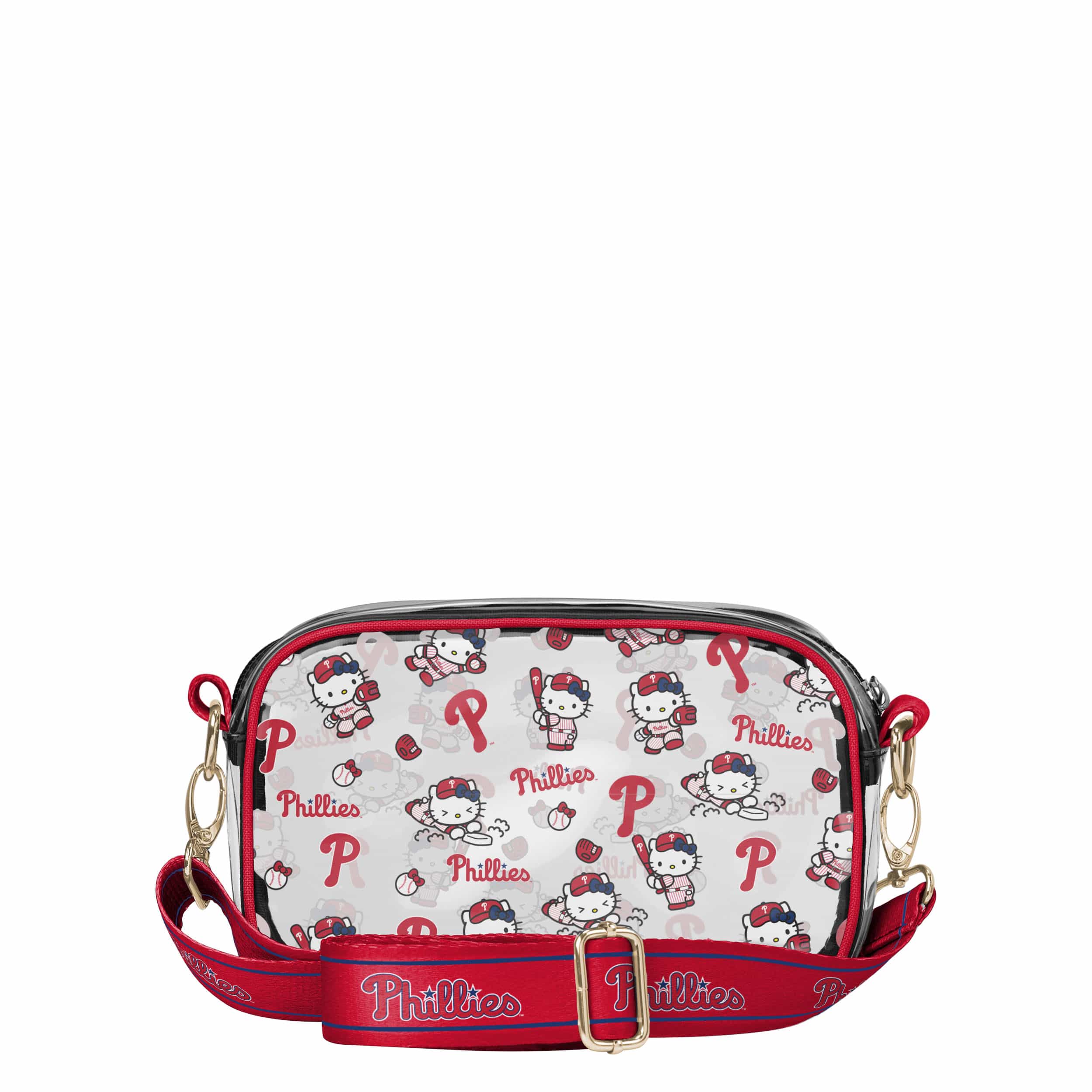 Philadelphia Phillies MLB Hello Kitty® Clear Crossbody Bag (PREORDER - SHIPS EARLY JULY) - Image 5