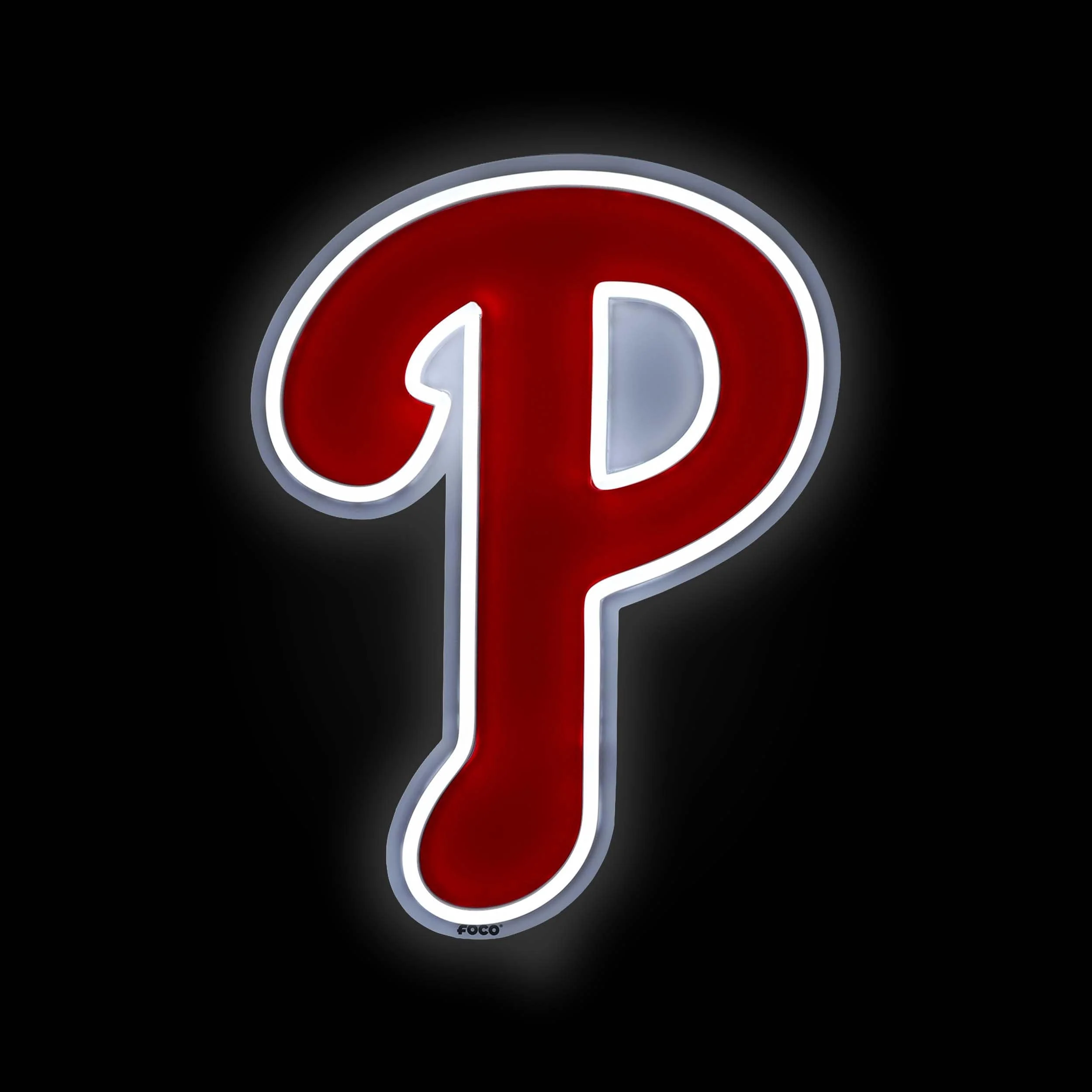 Philadelphia Phillies MLB LED Neon Light Up Team Logo Sign - Image 2