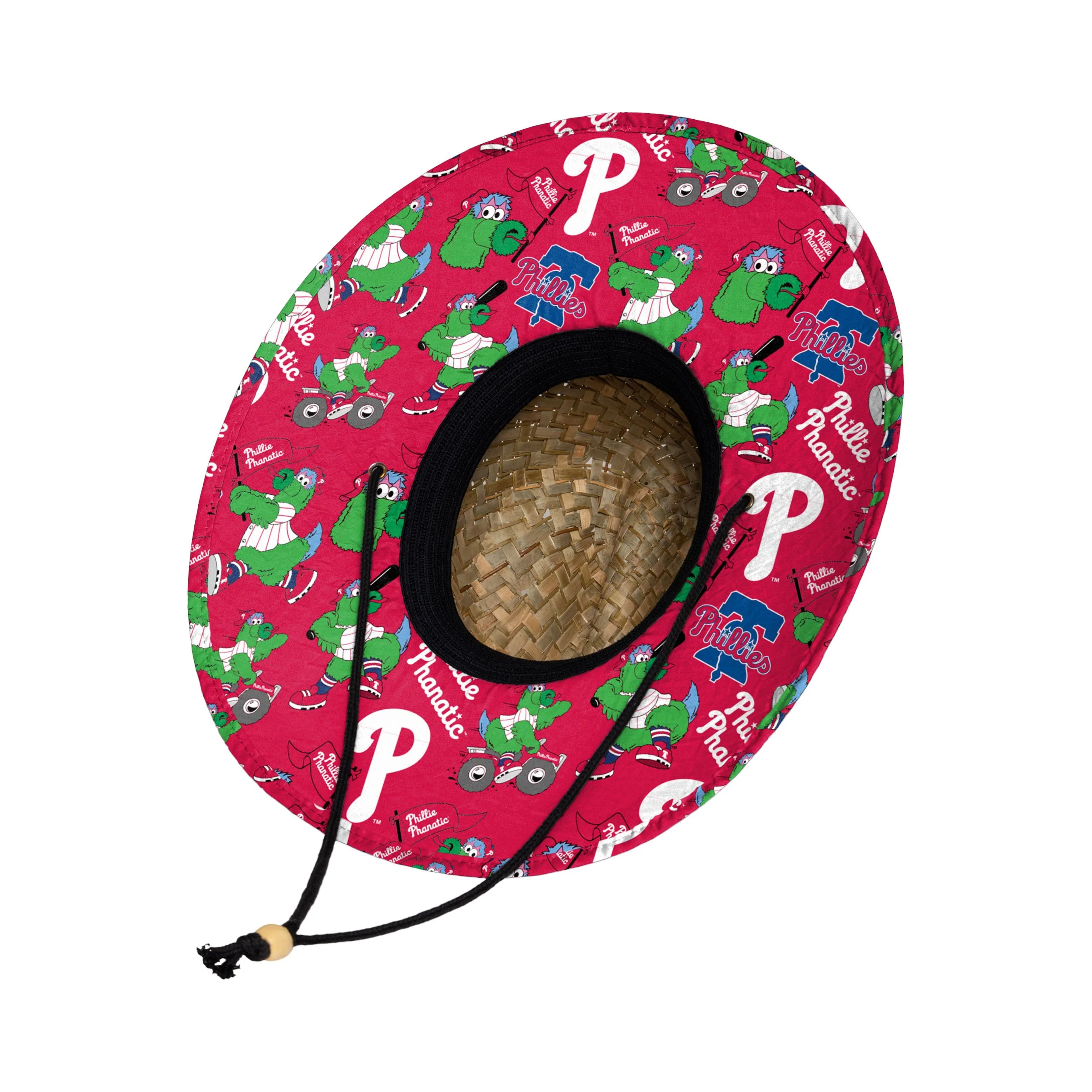 Philadelphia Phillies MLB Phillie Phanatic Mascot Straw Hat - Image 2