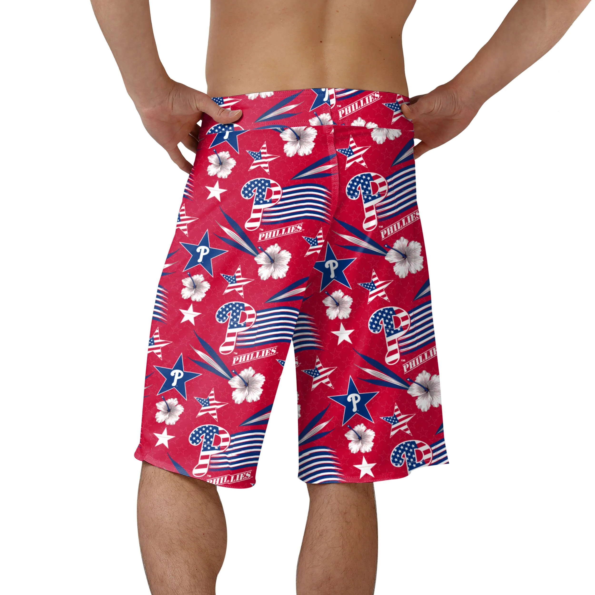 Philadelphia Phillies MLB Mens Americana Boardshorts - Image 3