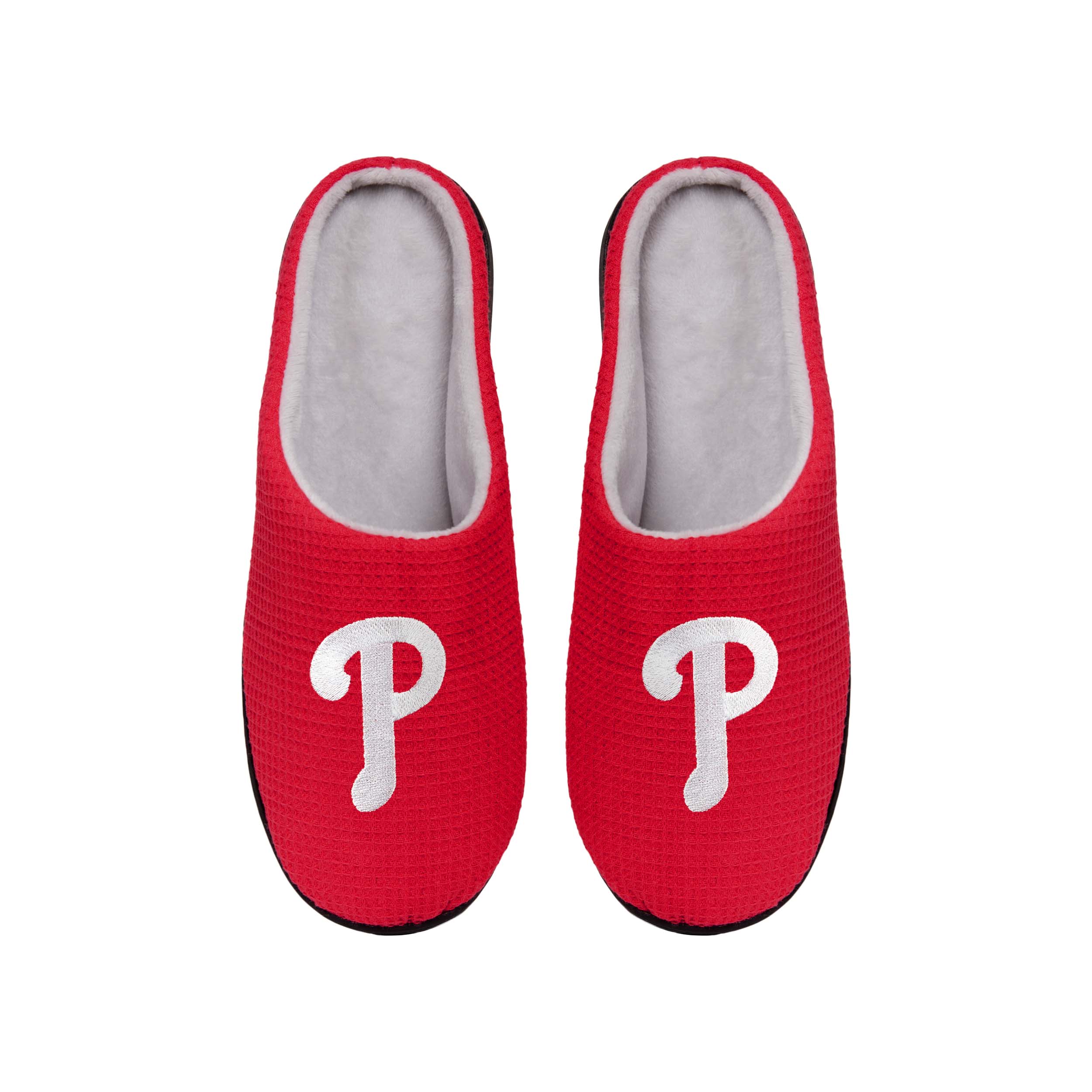 Philadelphia Phillies MLB Mens Memory Foam Slide Slippers - Image 2
