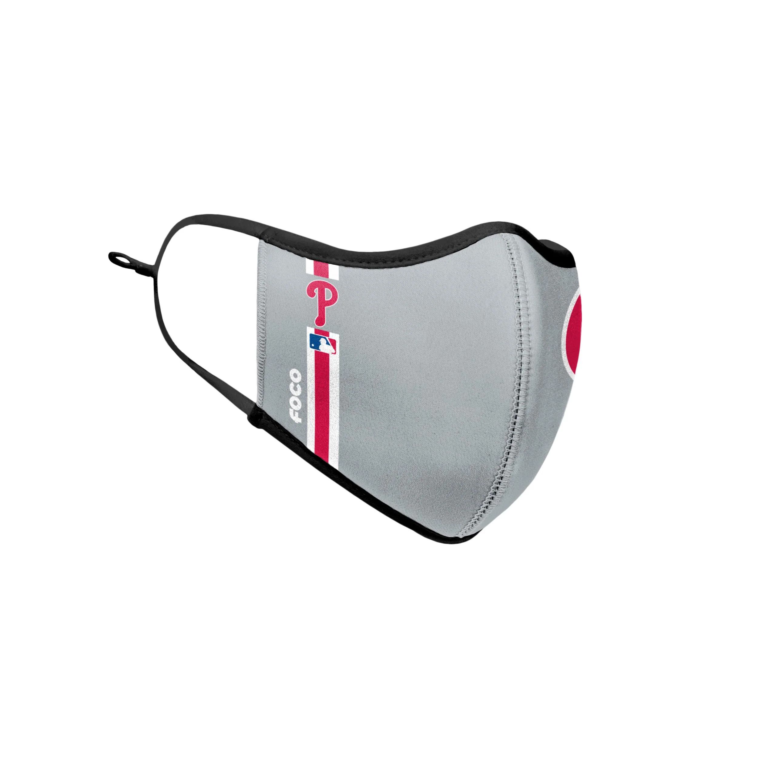 Philadelphia Phillies MLB On-Field Adjustable Gray Sport Face Cover - Image 3