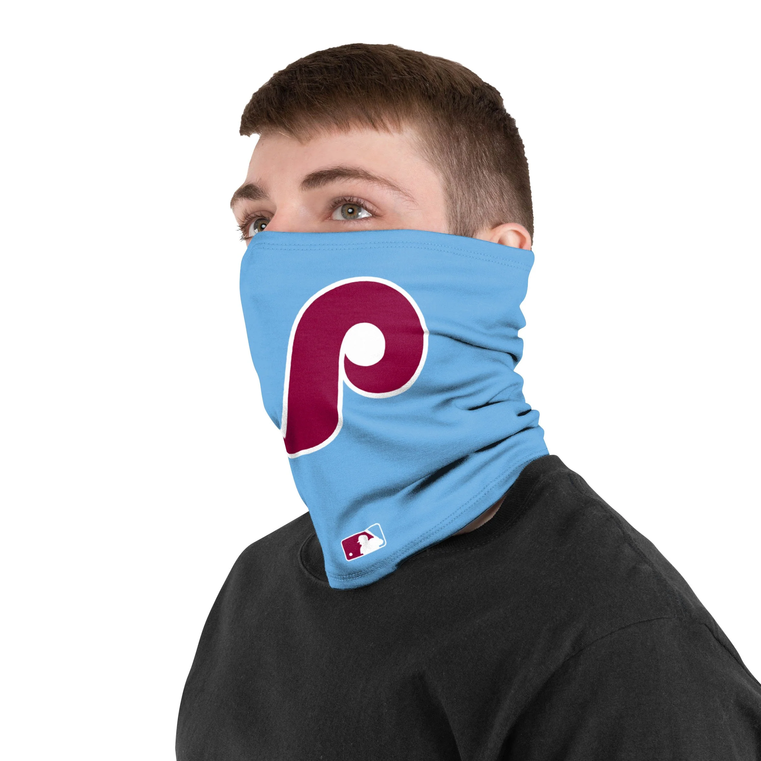 Philadelphia Phillies MLB On-Field Baby Blue UV Gaiter Scarf - Image 3