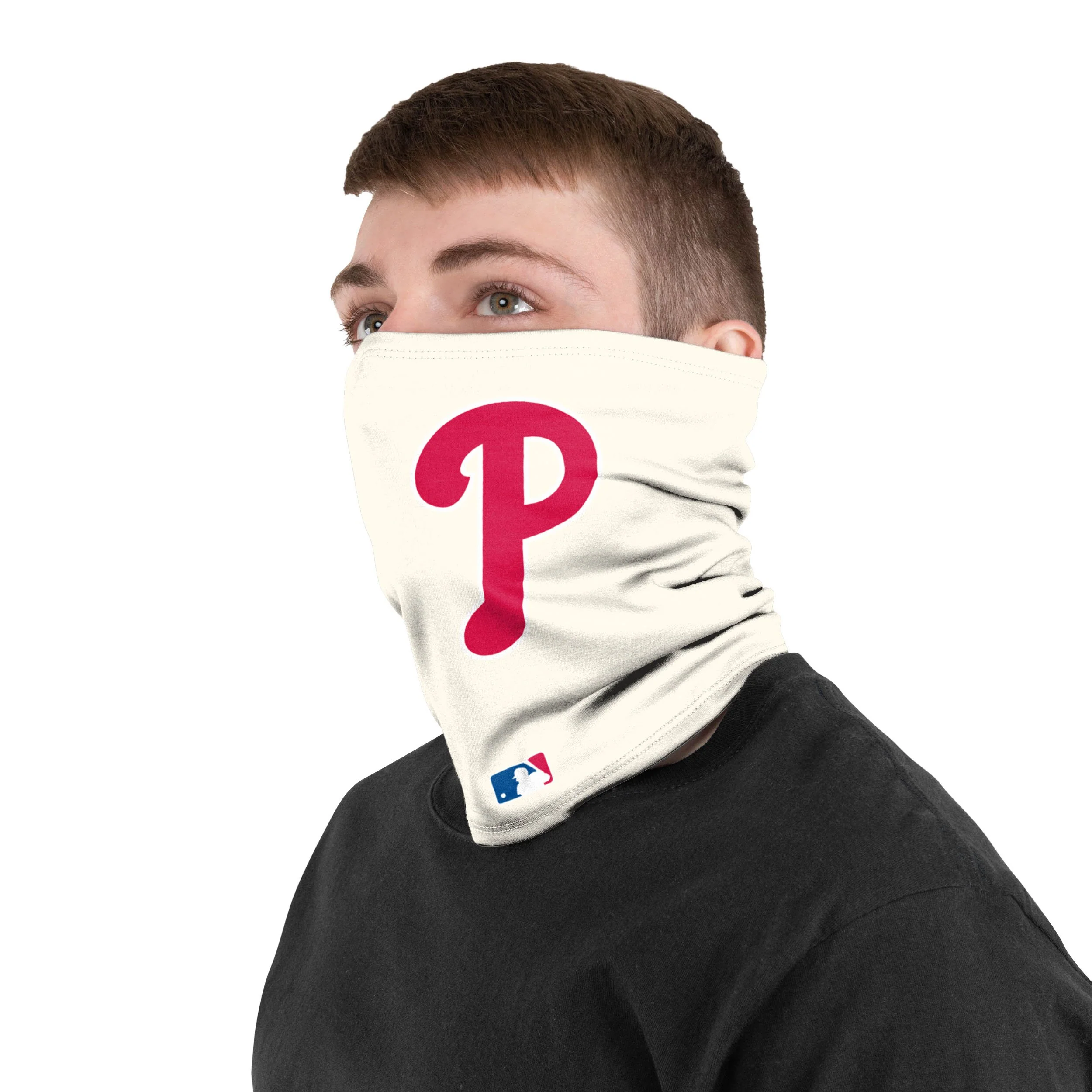 Philadelphia Phillies MLB On-Field Cream UV Gaiter Scarf - Image 3