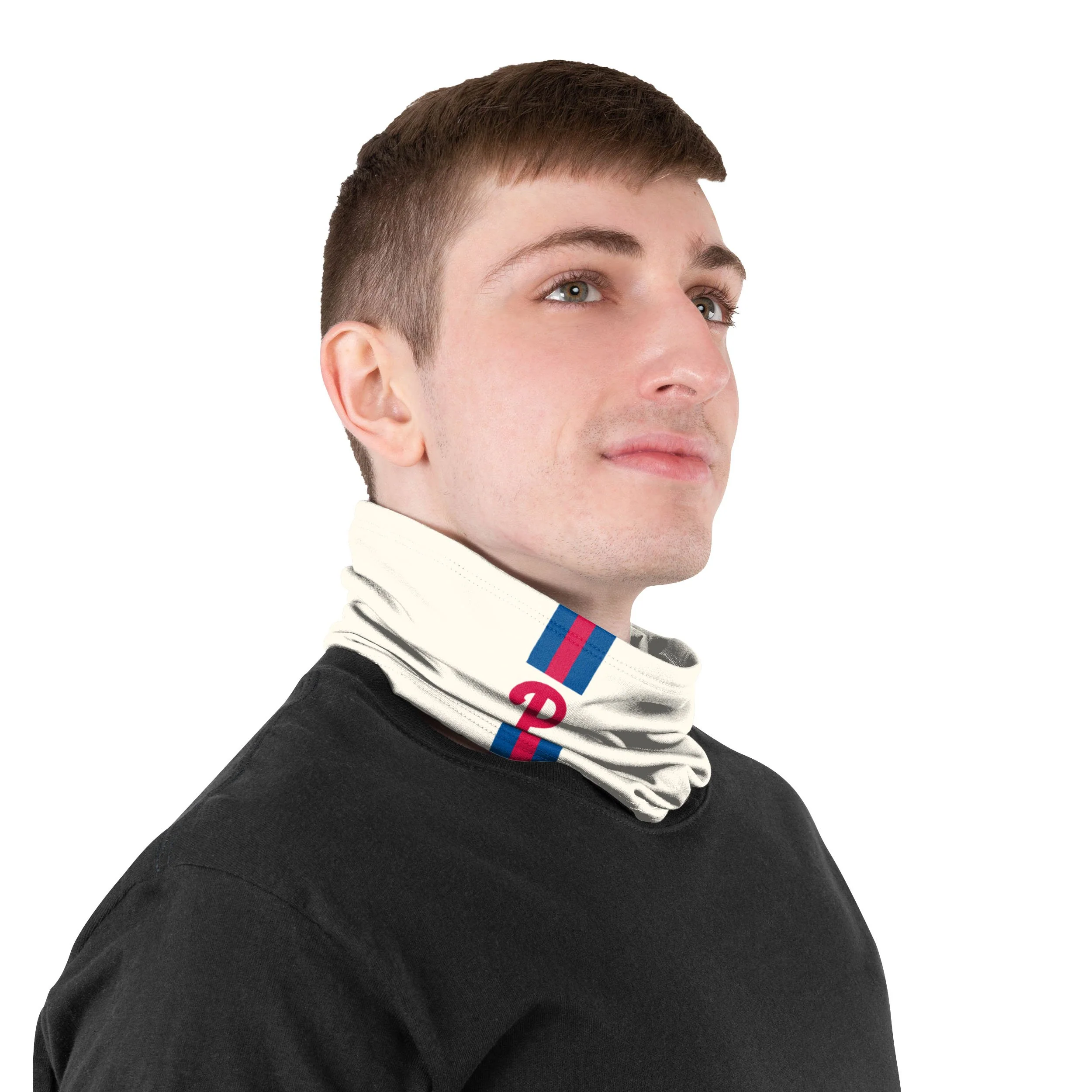 Philadelphia Phillies MLB On-Field Cream UV Gaiter Scarf - Image 4