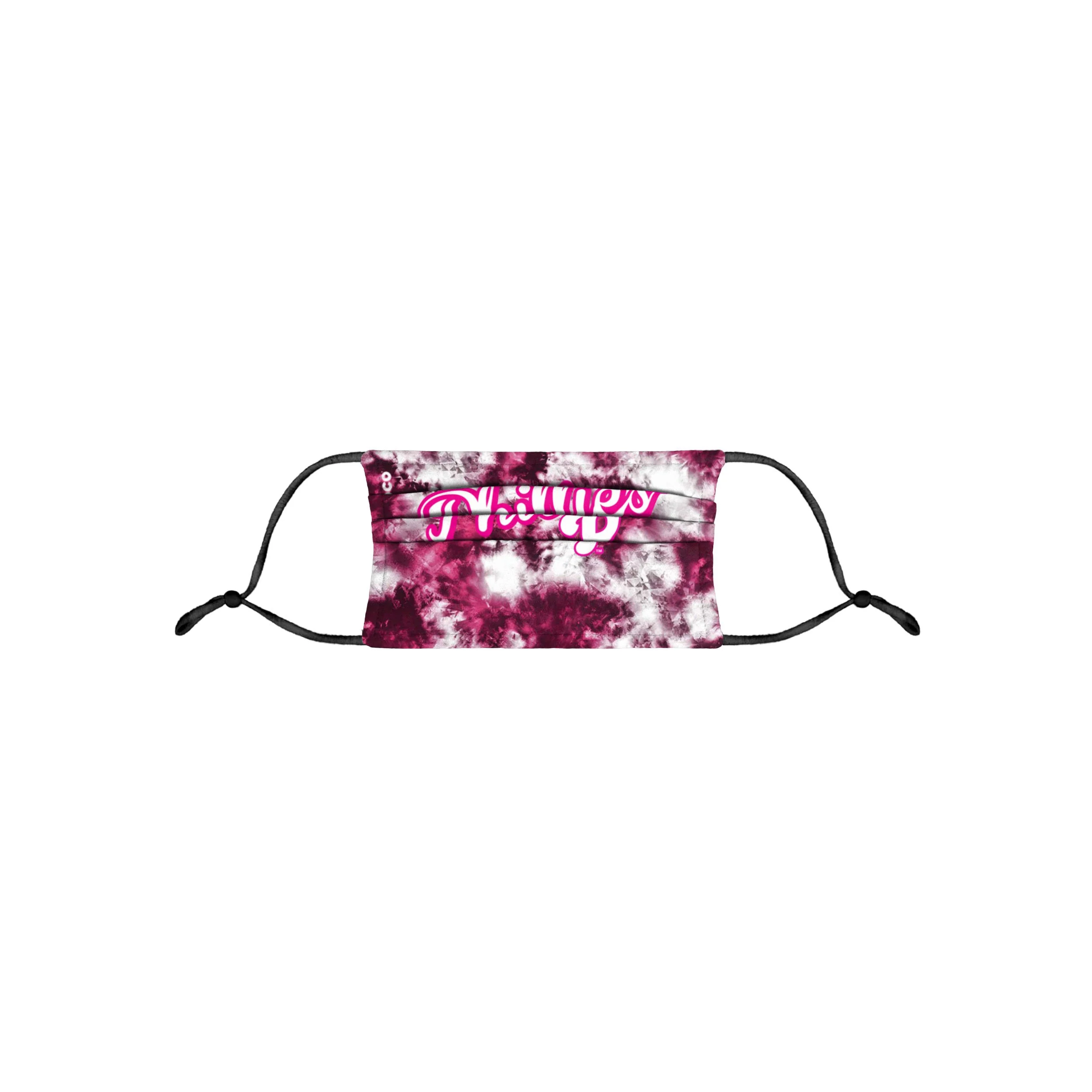 Philadelphia Phillies MLB Pink Tie-Dye Adjustable Face Cover - Image 5