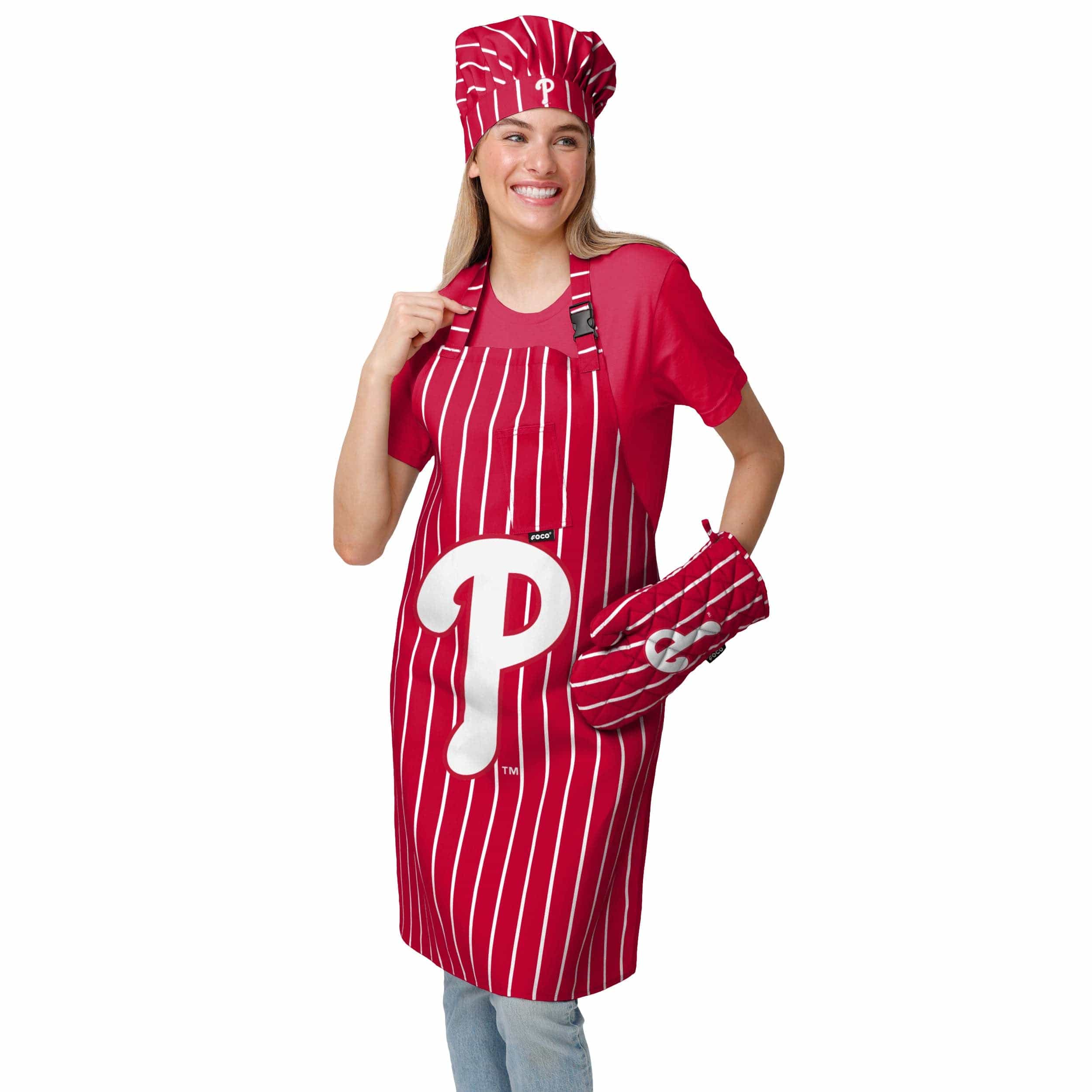 Philadelphia Phillies MLB Pinstripe Apron - Image 2