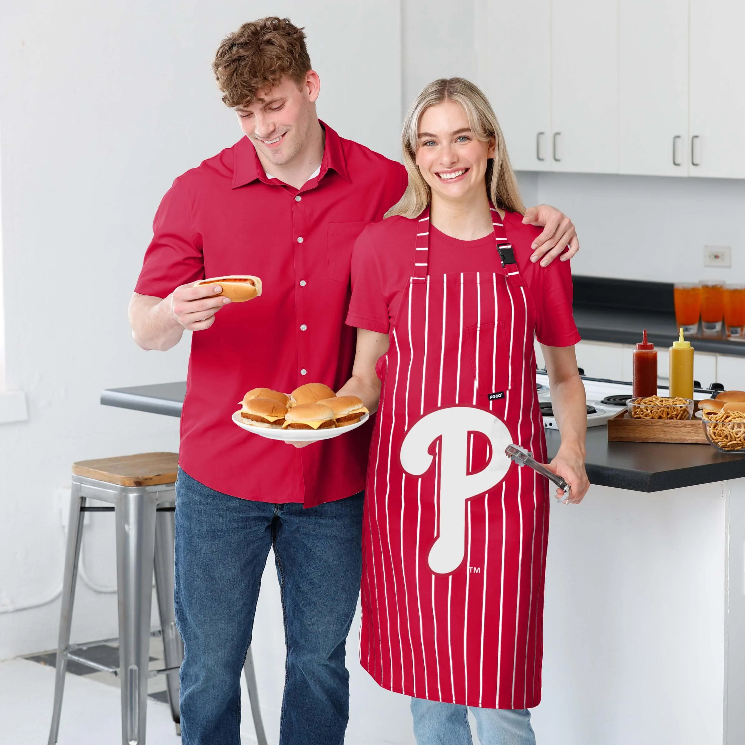 Philadelphia Phillies MLB Pinstripe Apron - Image 5