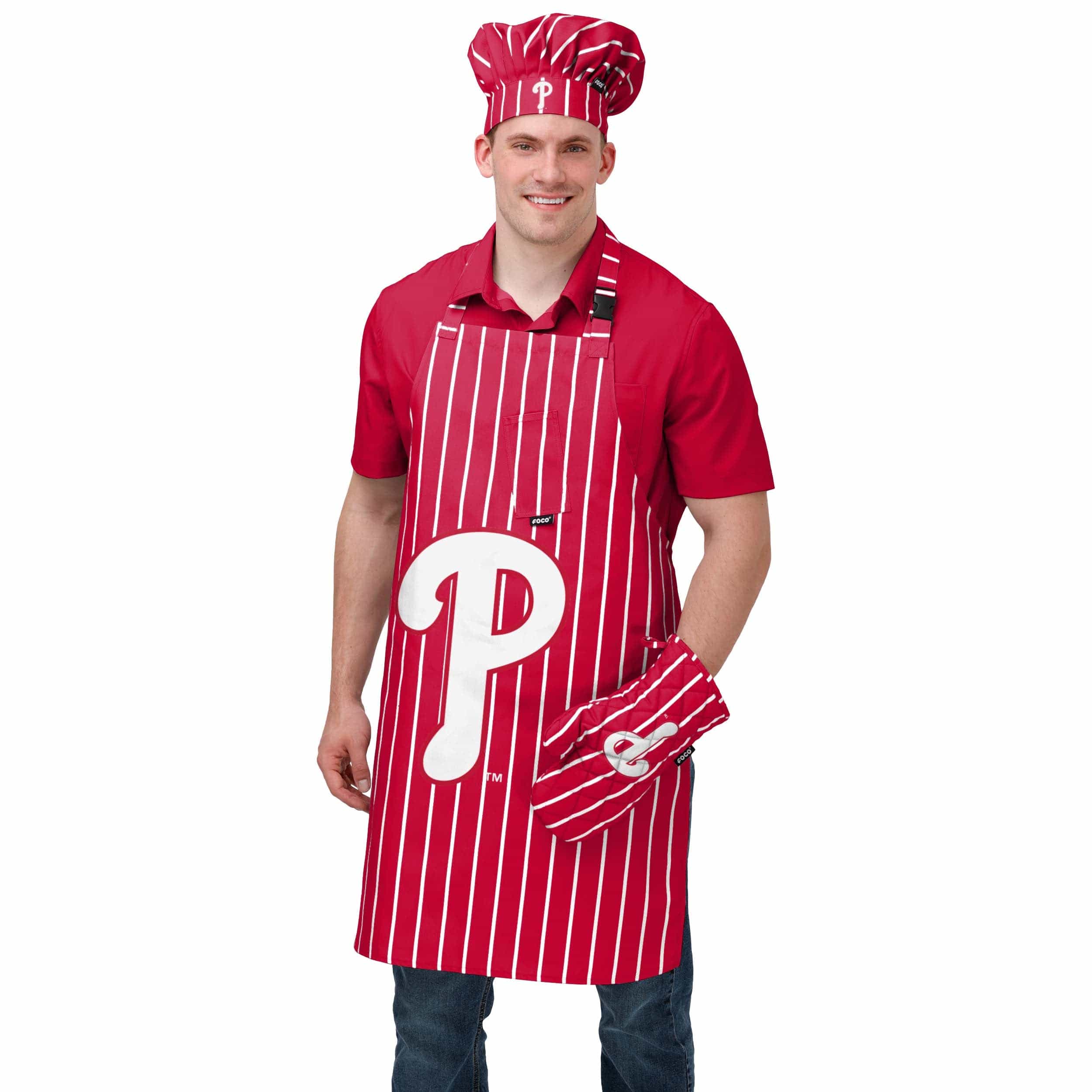 Philadelphia Phillies MLB Pinstripe Oven Mitt - Image 2