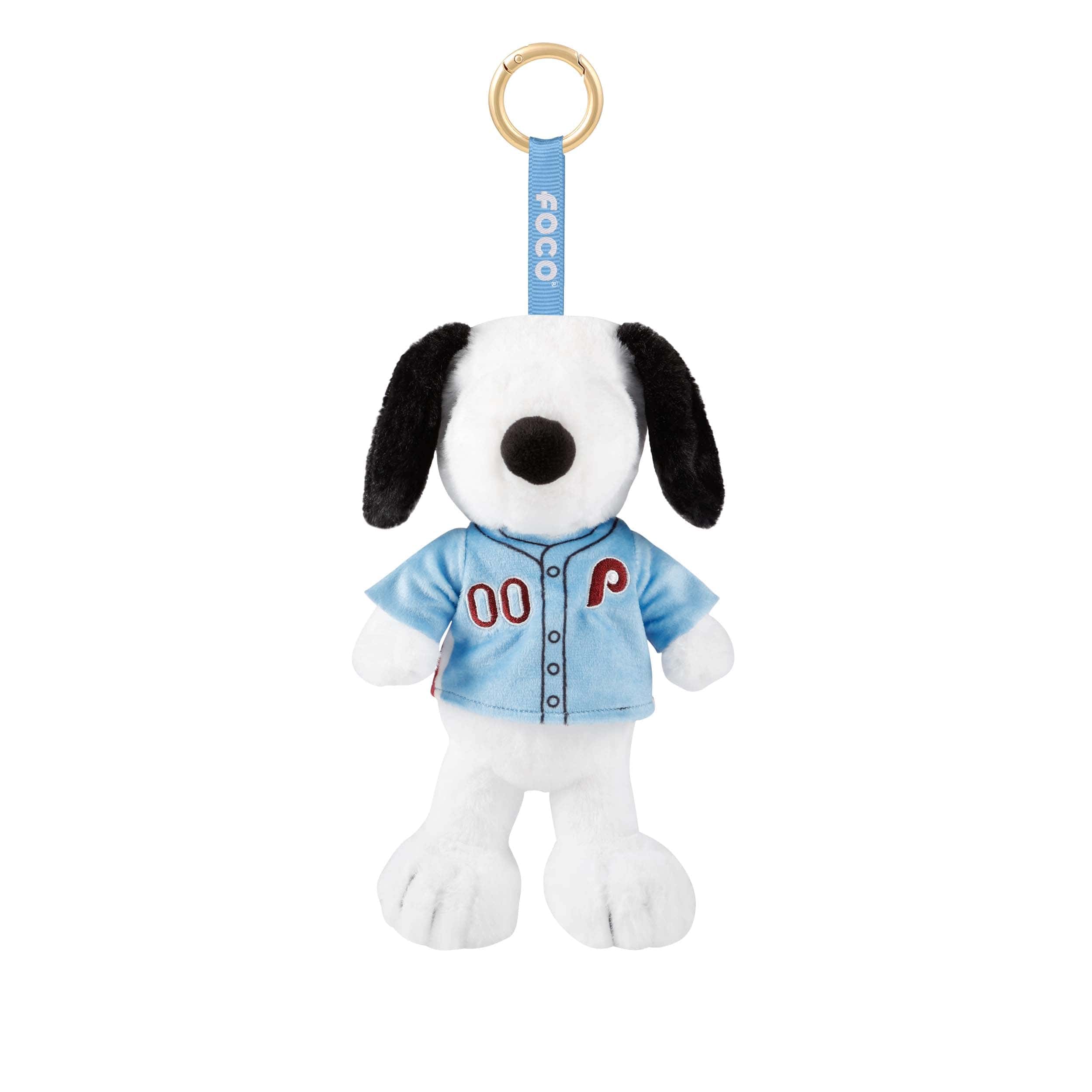 Philadelphia Phillies MLB Plush Snoopy Peanuts Bag Charm Keychain - Image 2