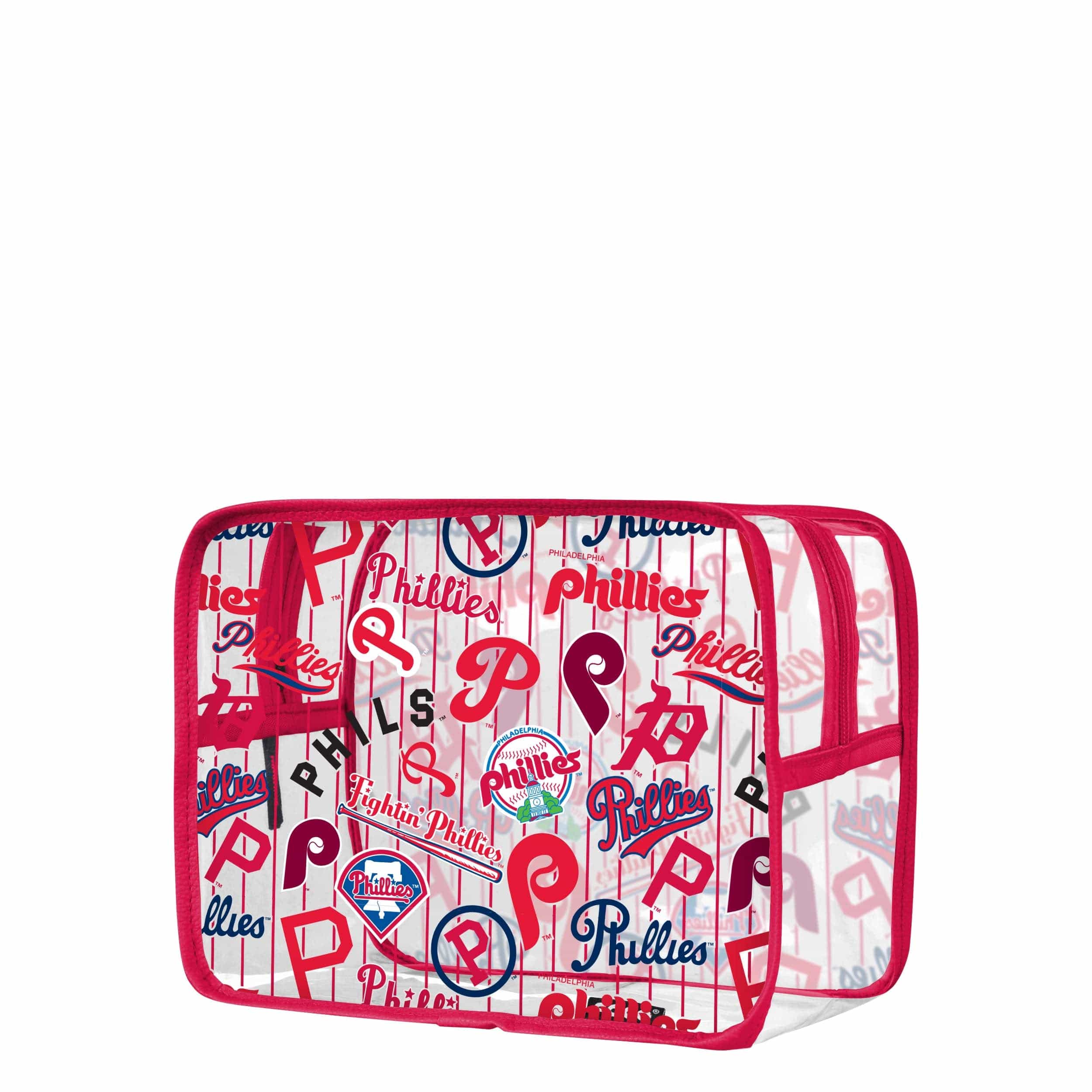 Philadelphia Phillies MLB Repeat Retro Print Clear Cosmetic Bag