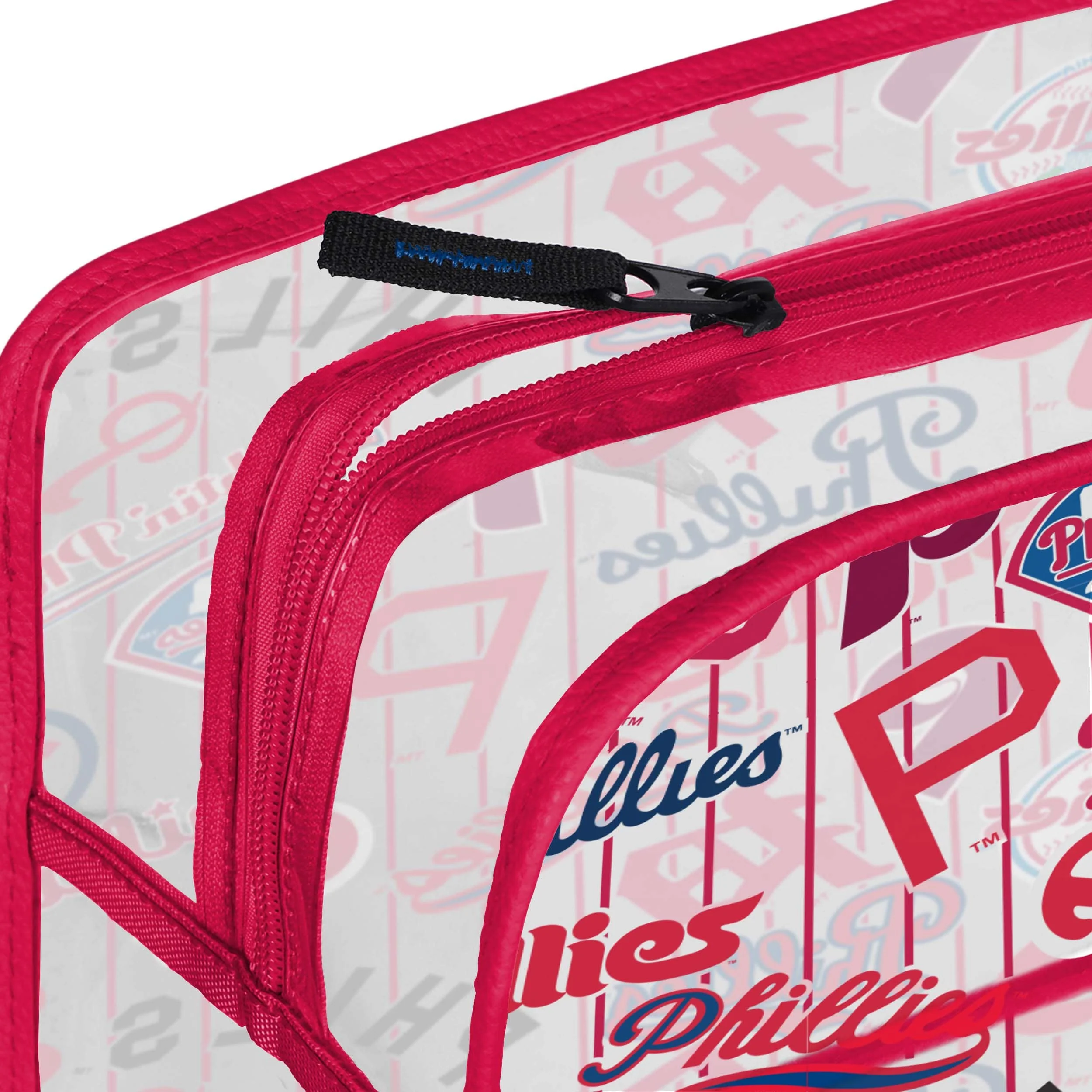 Philadelphia Phillies MLB Repeat Retro Print Clear Cosmetic Bag - Image 4