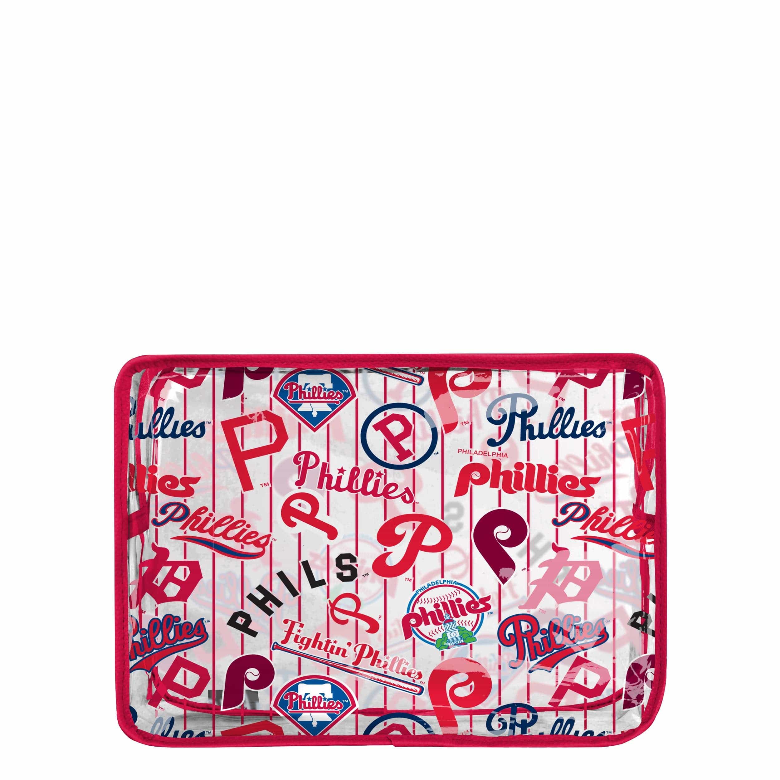 Philadelphia Phillies MLB Repeat Retro Print Clear Cosmetic Bag - Image 5