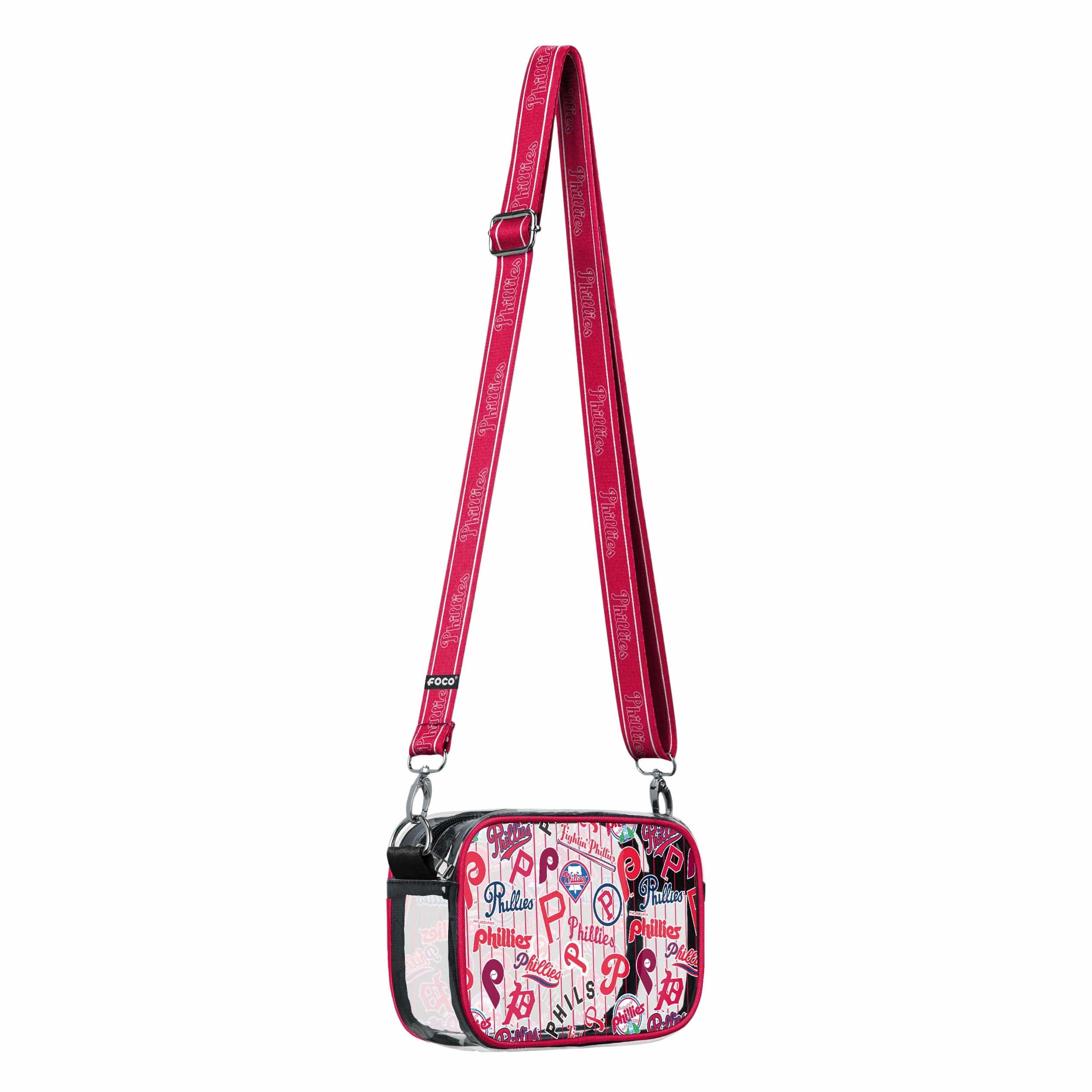Philadelphia Phillies MLB Repeat Retro Print Clear Crossbody Bag - Image 2