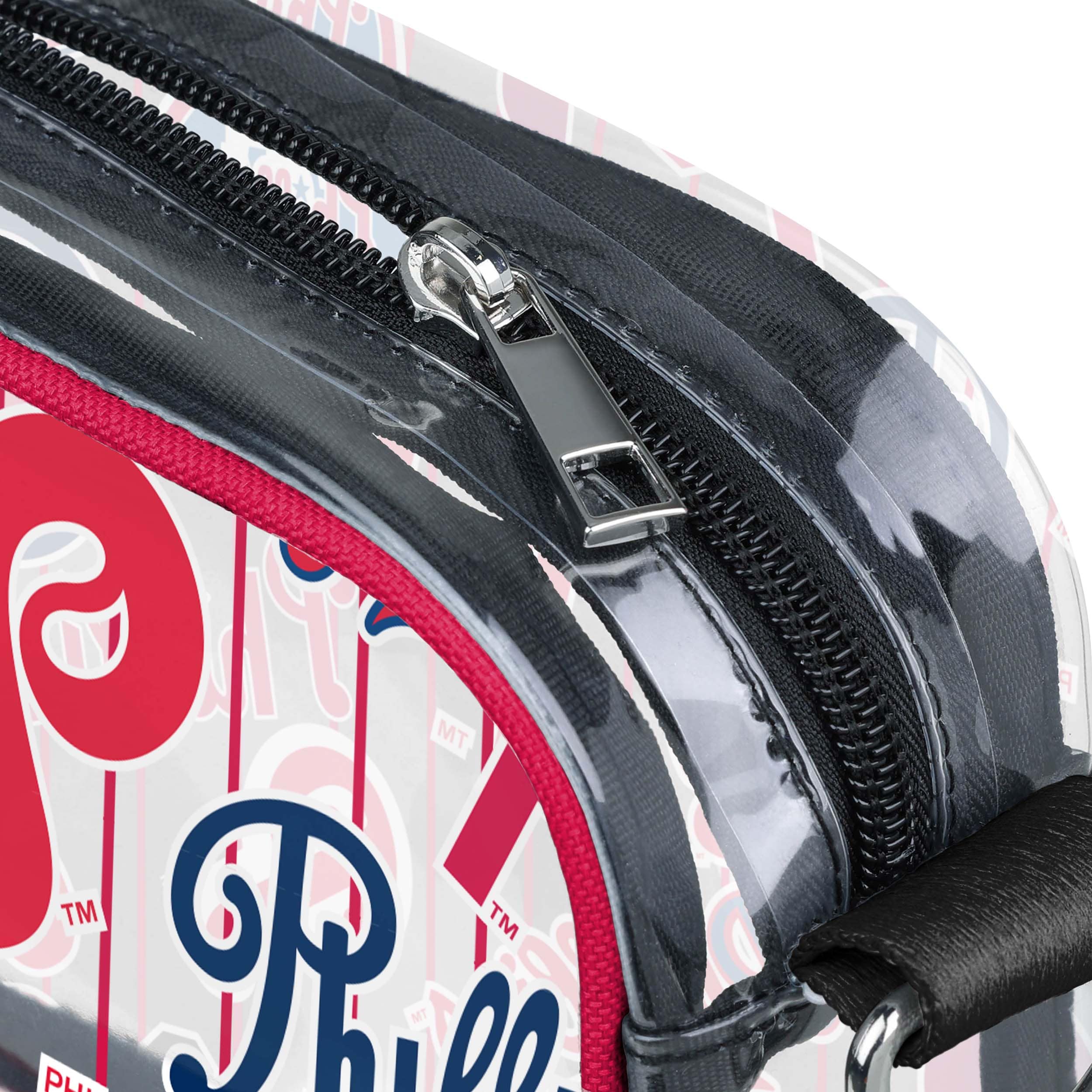 Philadelphia Phillies MLB Repeat Retro Print Clear Crossbody Bag - Image 4