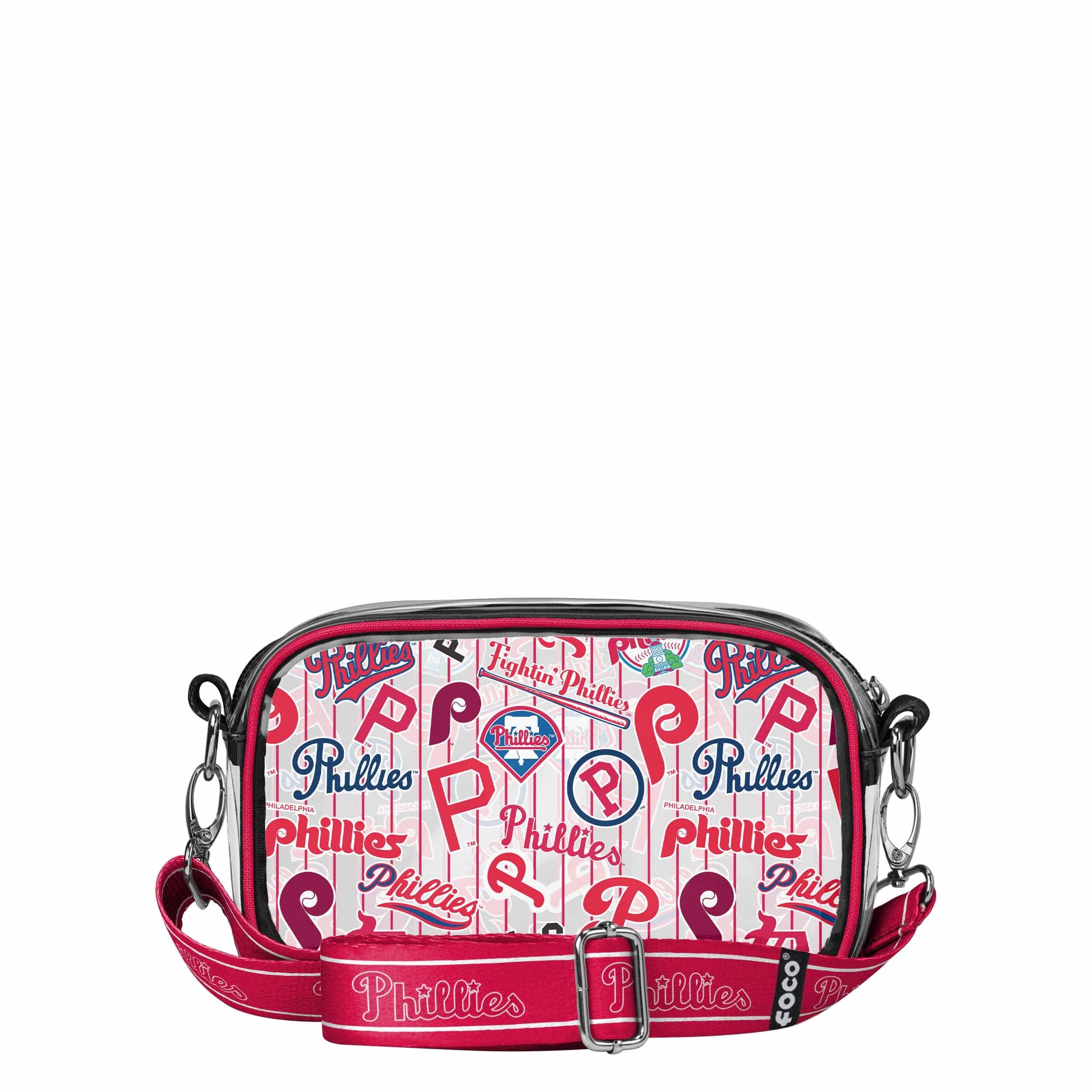 Philadelphia Phillies MLB Repeat Retro Print Clear Crossbody Bag - Image 5