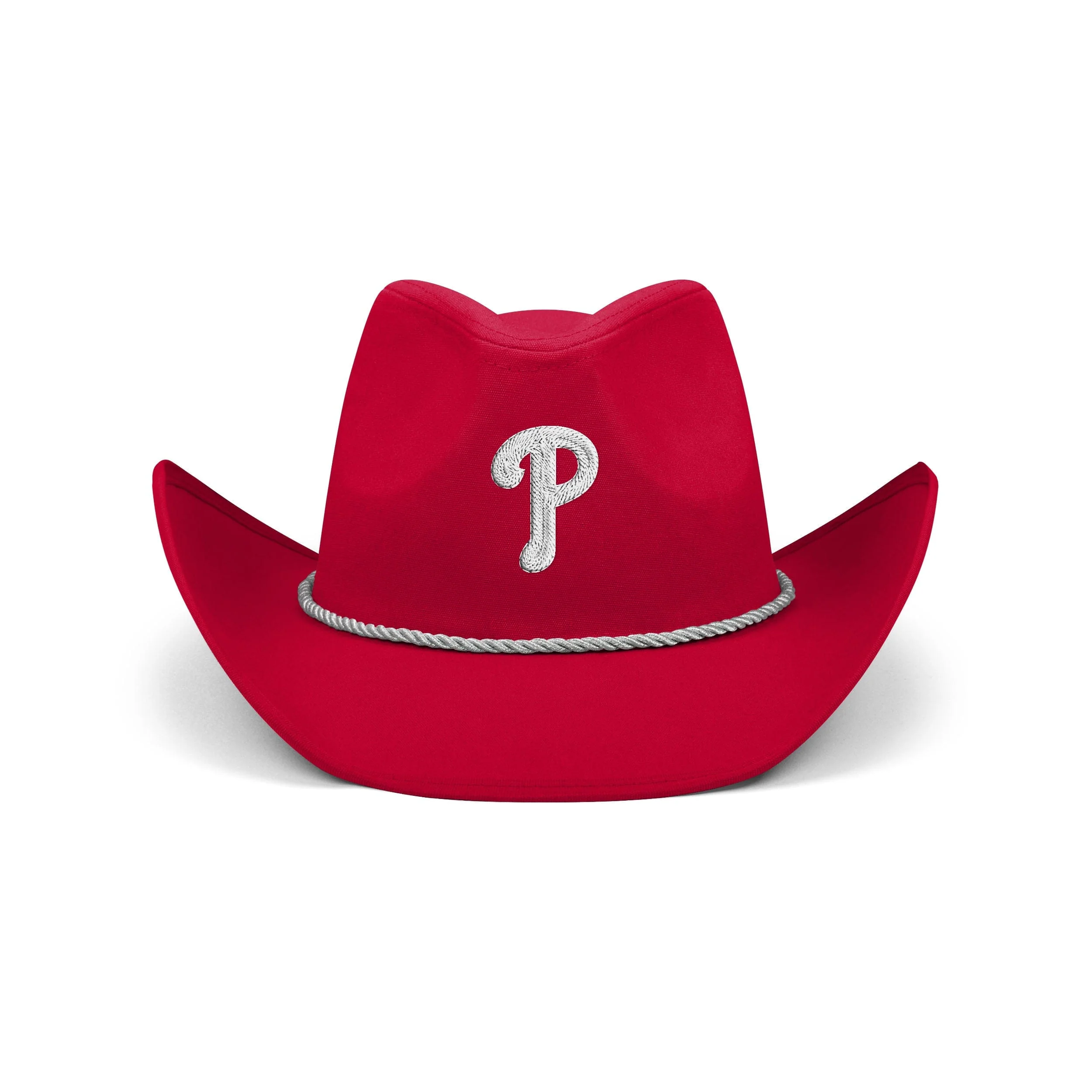 Philadelphia Phillies MLB Solid Red Cowboy Hat - Image 3