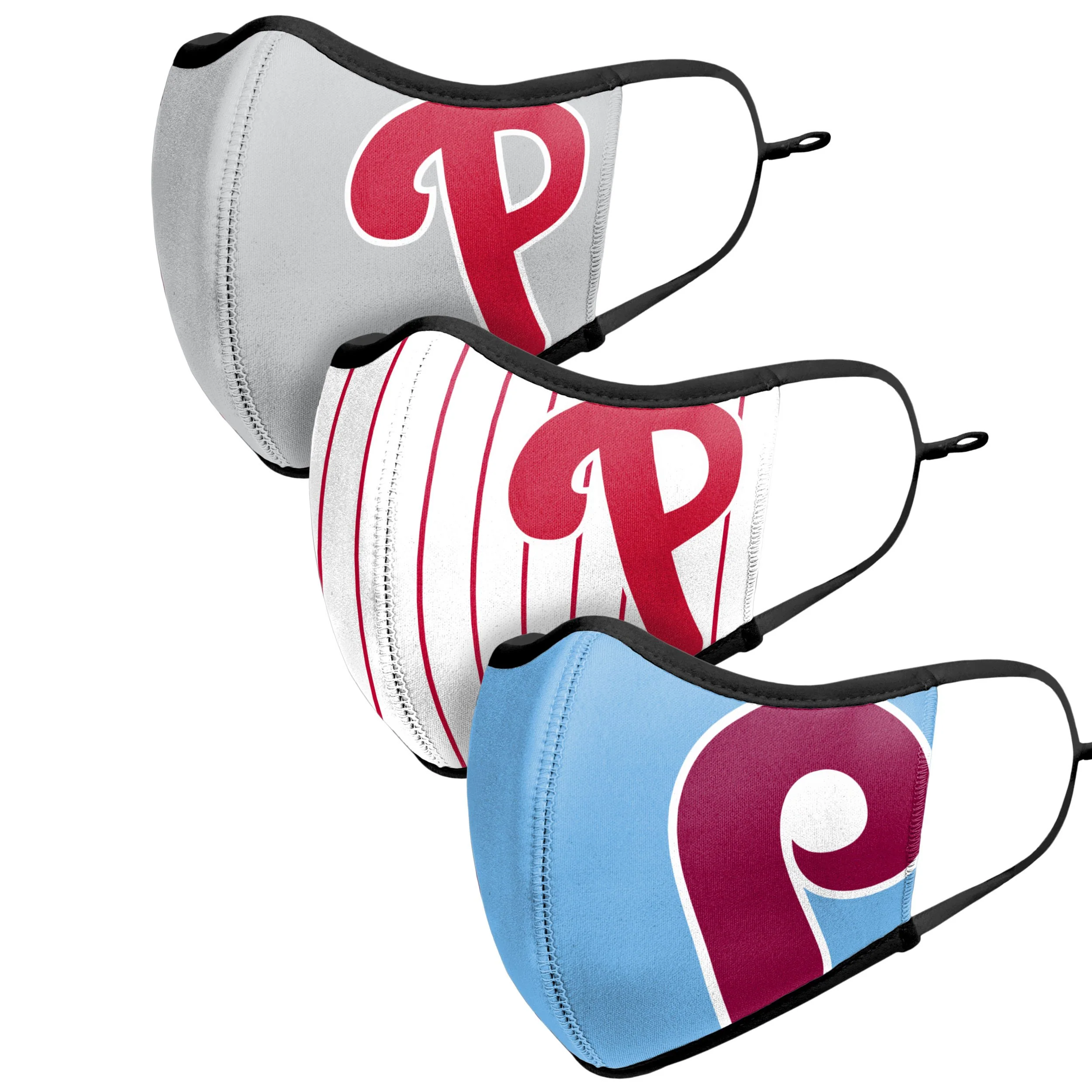 Philadelphia Phillies MLB Sport 3 Pack Face Cover - Image 4