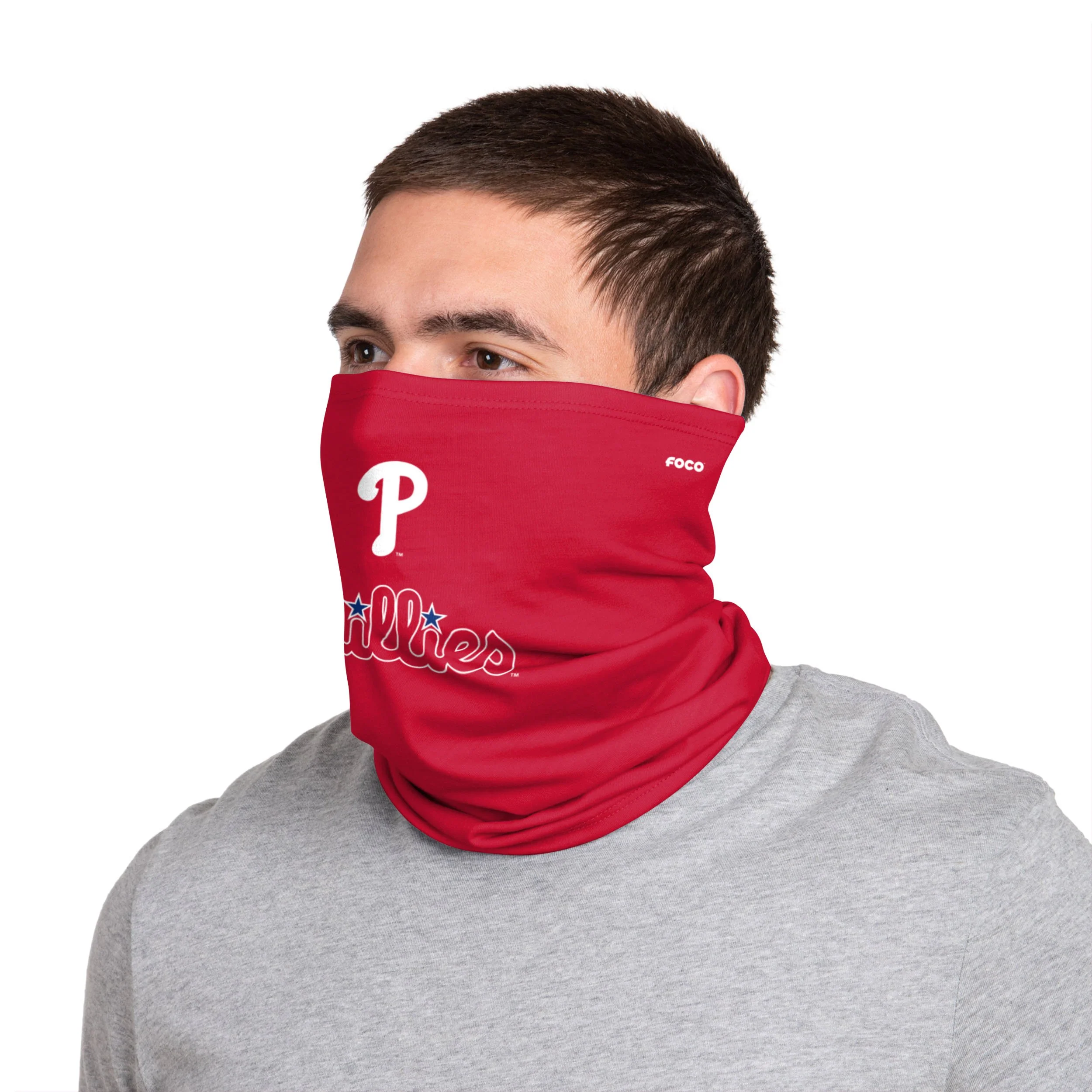 Philadelphia Phillies MLB Team Logo Stitched Gaiter Scarf - Image 4