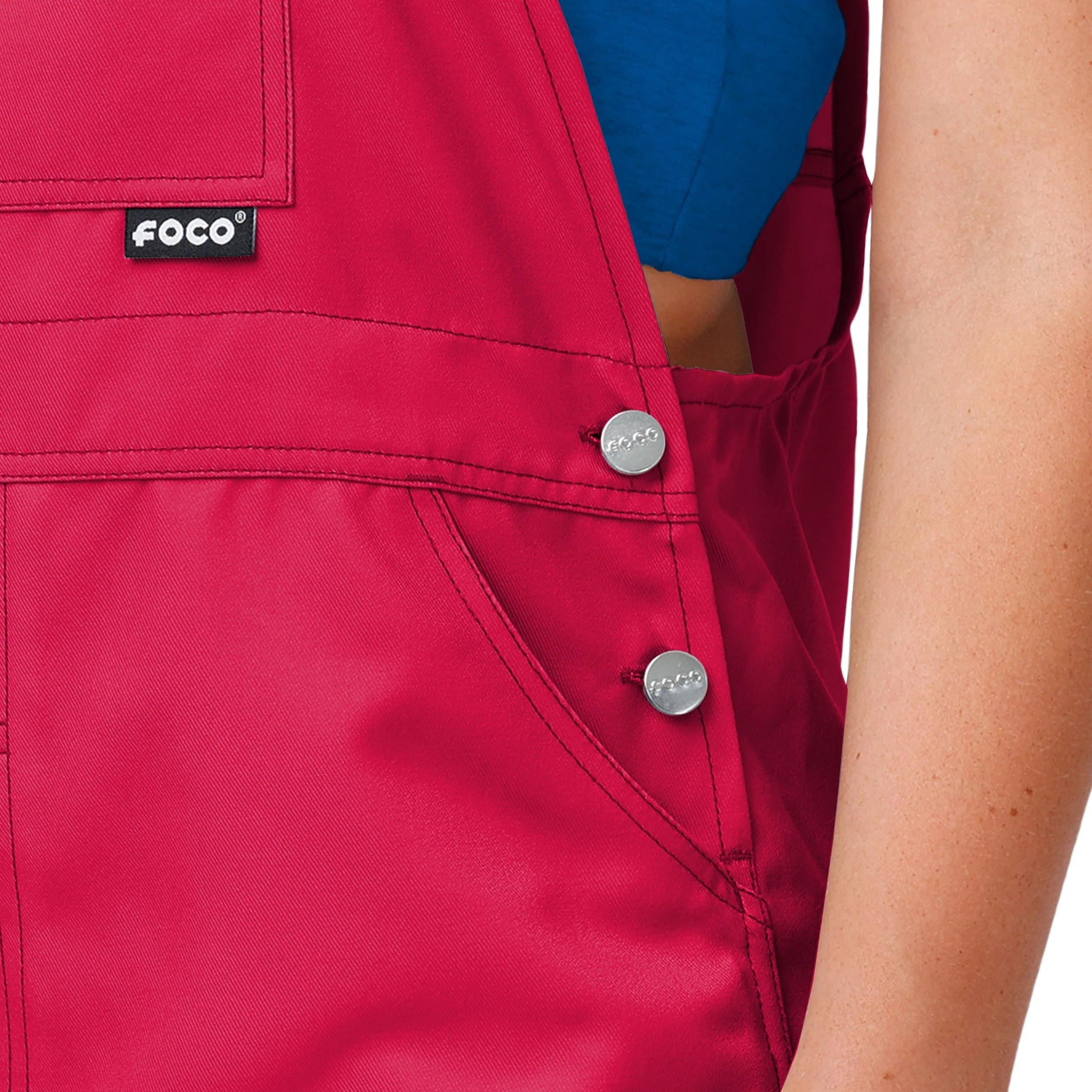 Philadelphia Phillies MLB Womens Big Logo Bib Overalls - Image 5
